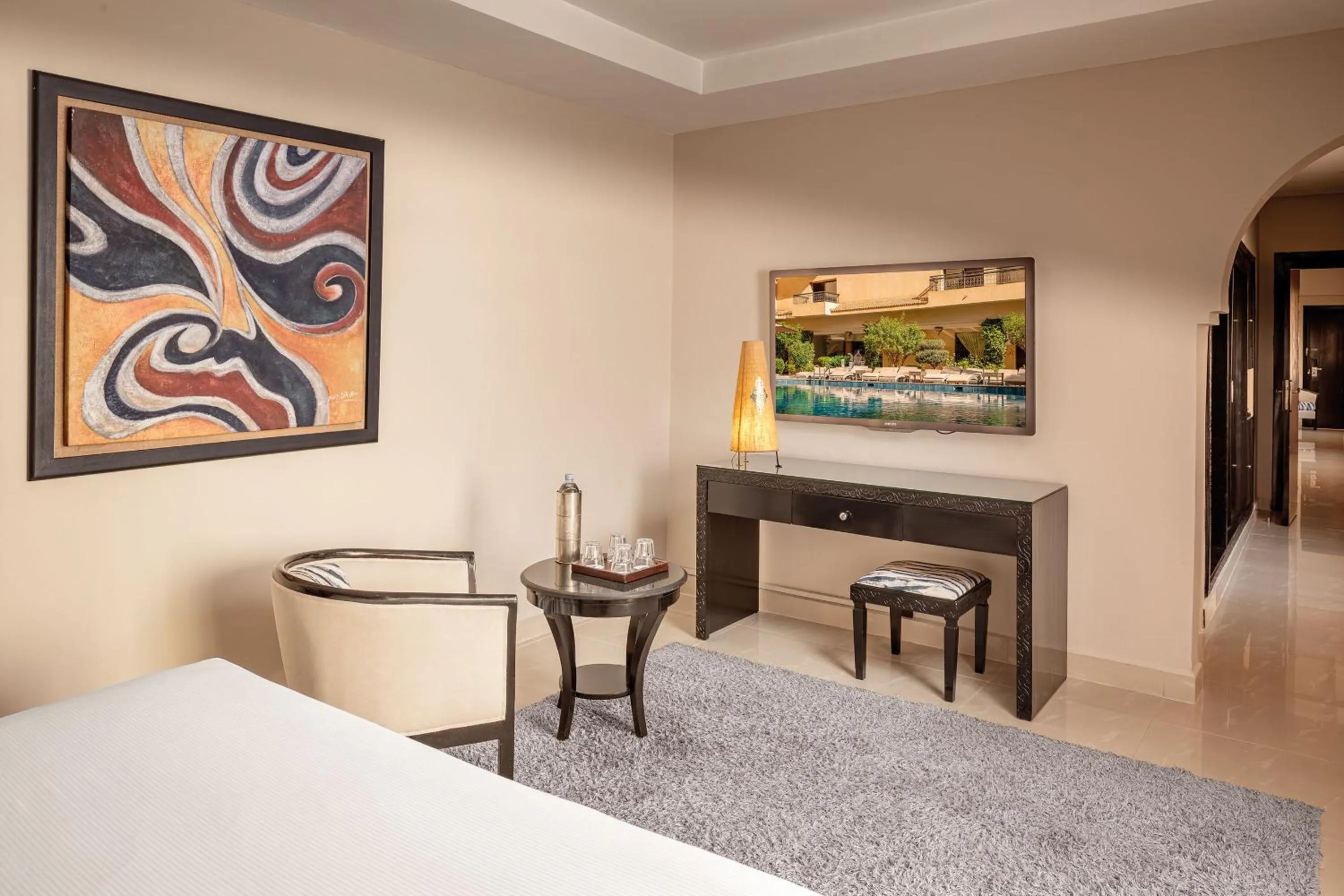 Bedroom, Bed in Grand Plaza Marrakech