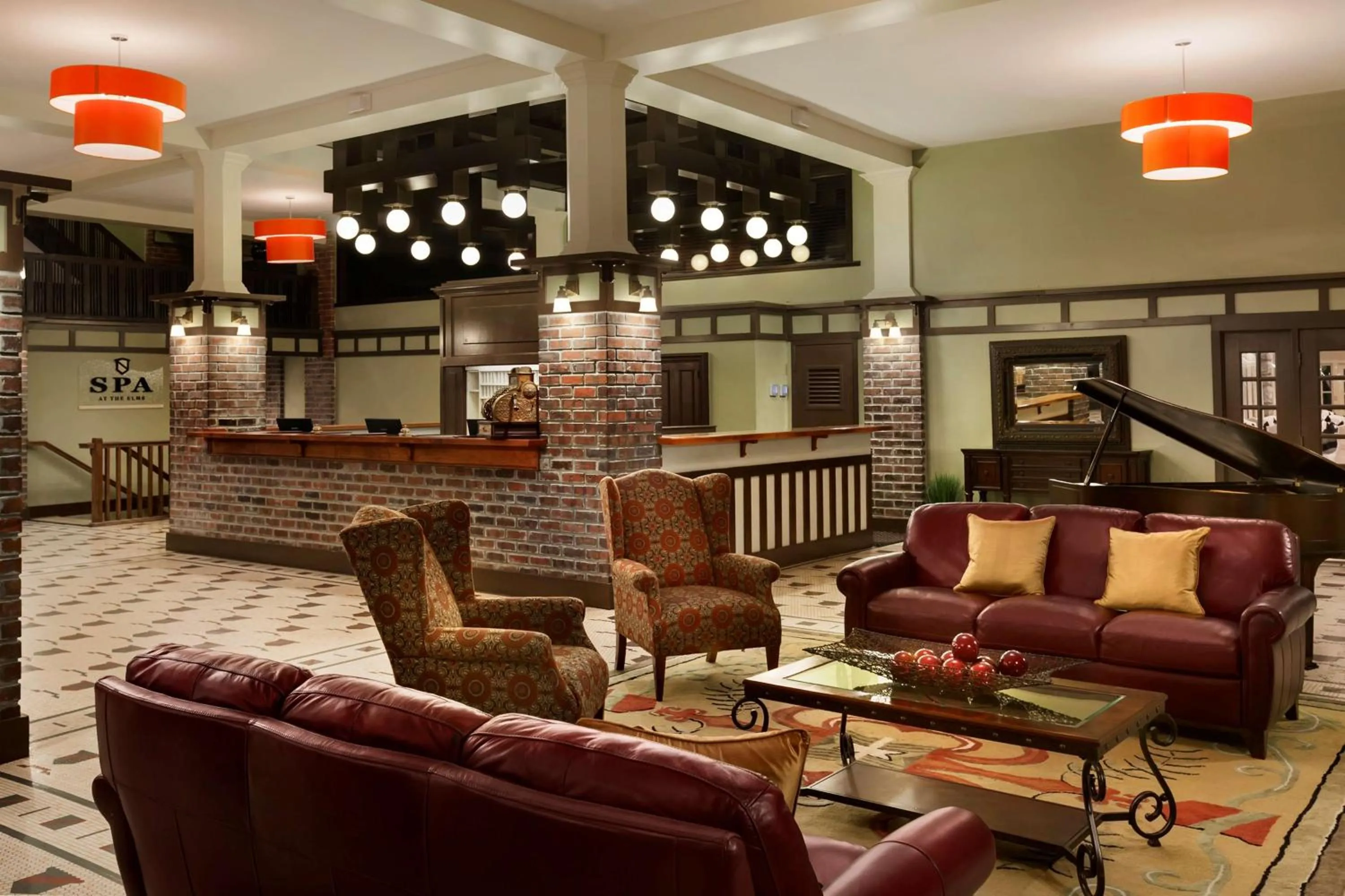 Lobby or reception in The Elms Hotel & Spa, a Destination by Hyatt Hotel