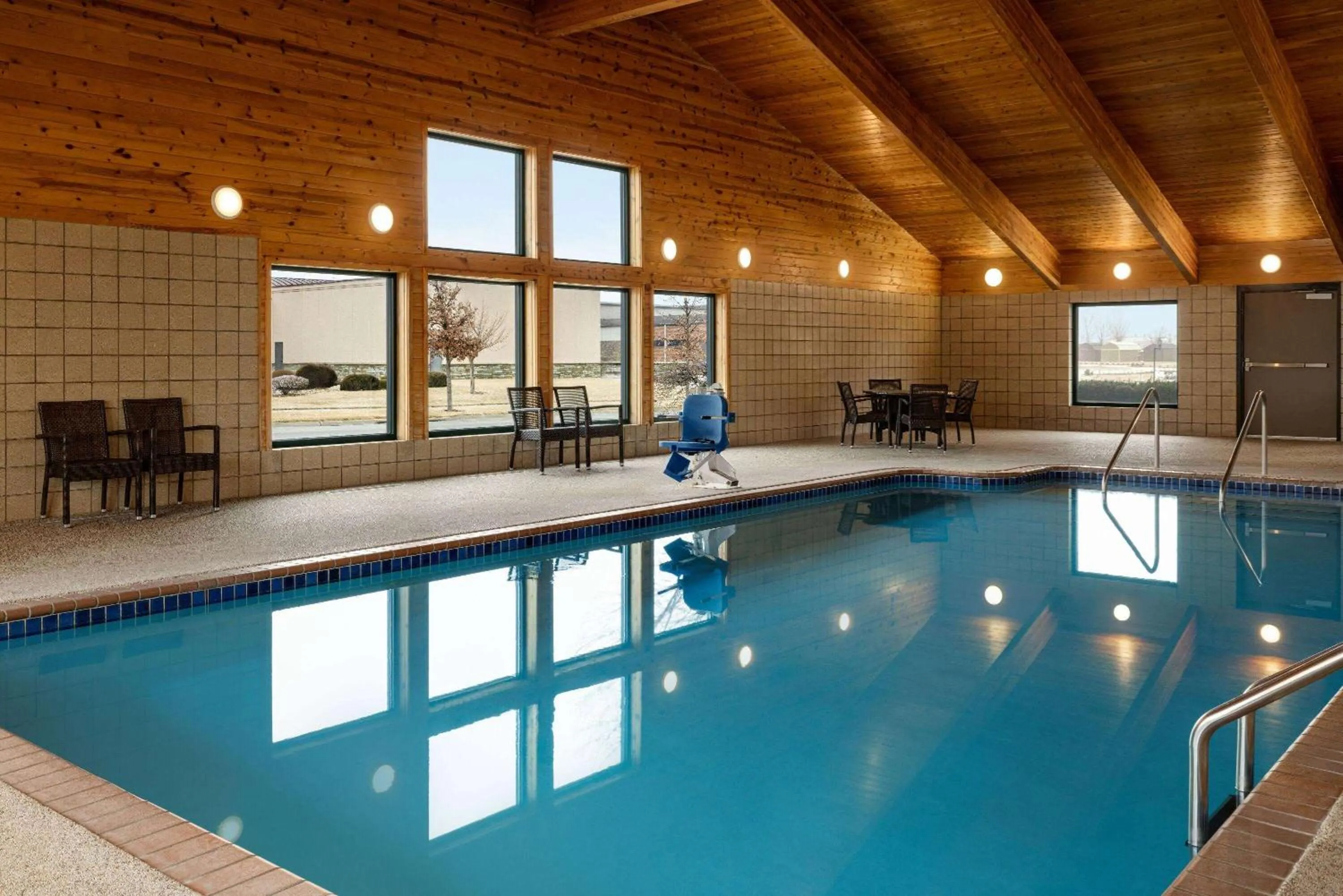 Swimming pool in AmericInn by Wyndham Lincoln South