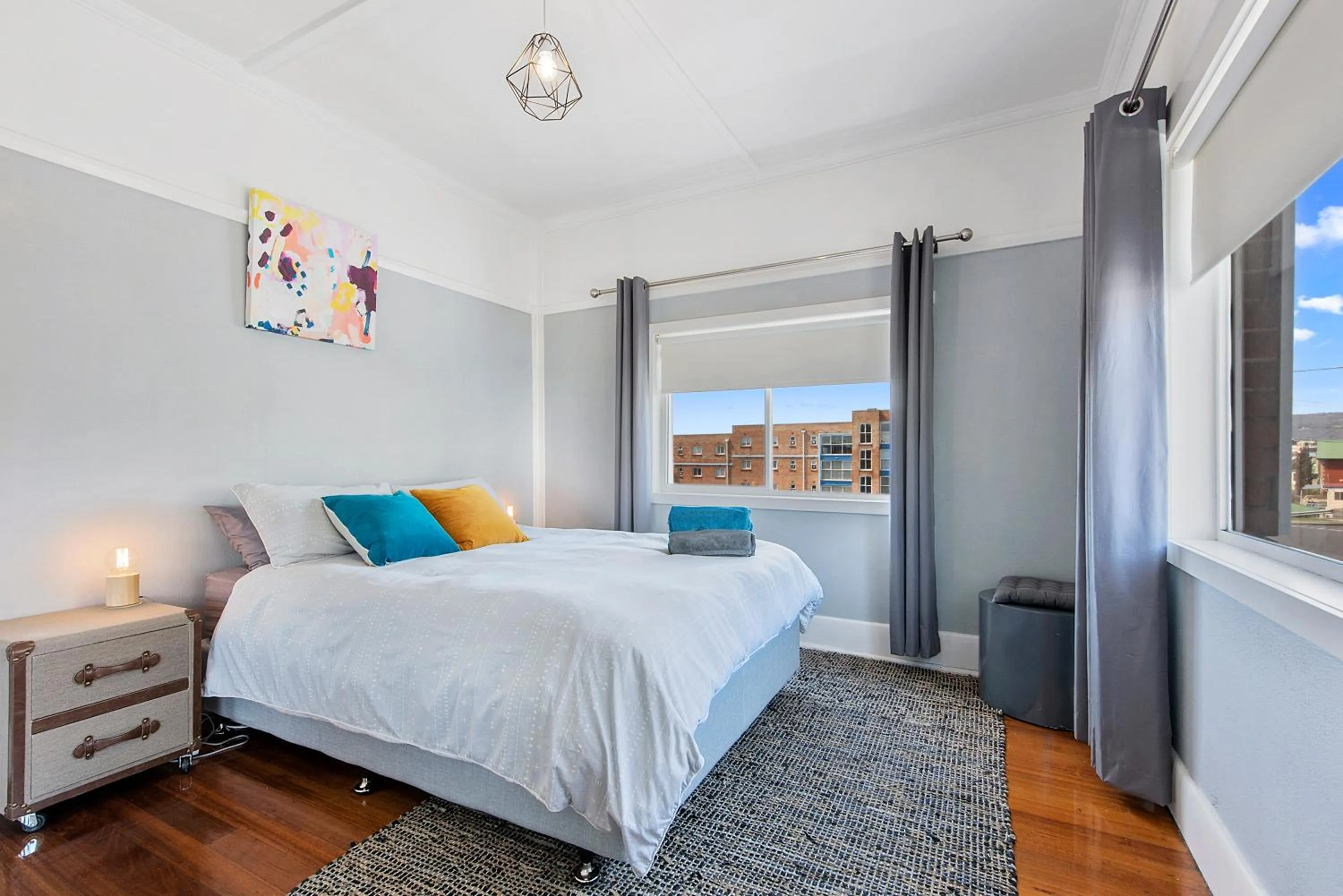 Bedroom, Bed in Burnie City Apartments