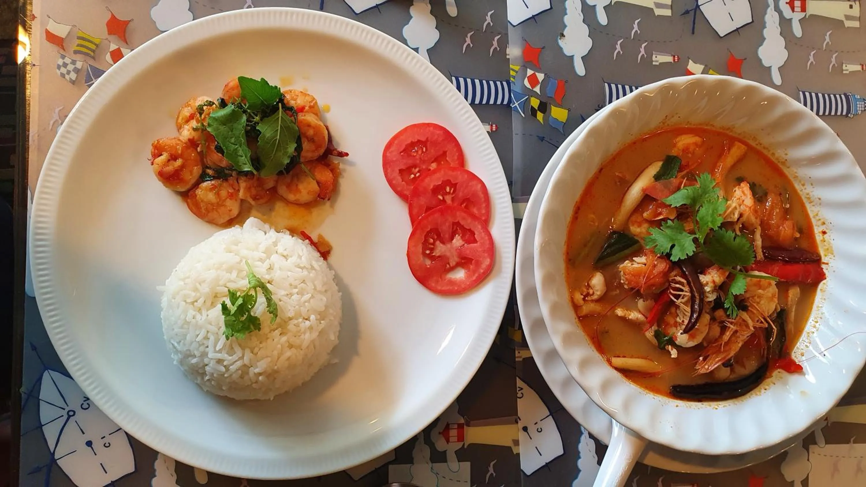 Food close-up in Interchange Tower Serviced Apartment - SHA Extra Plus