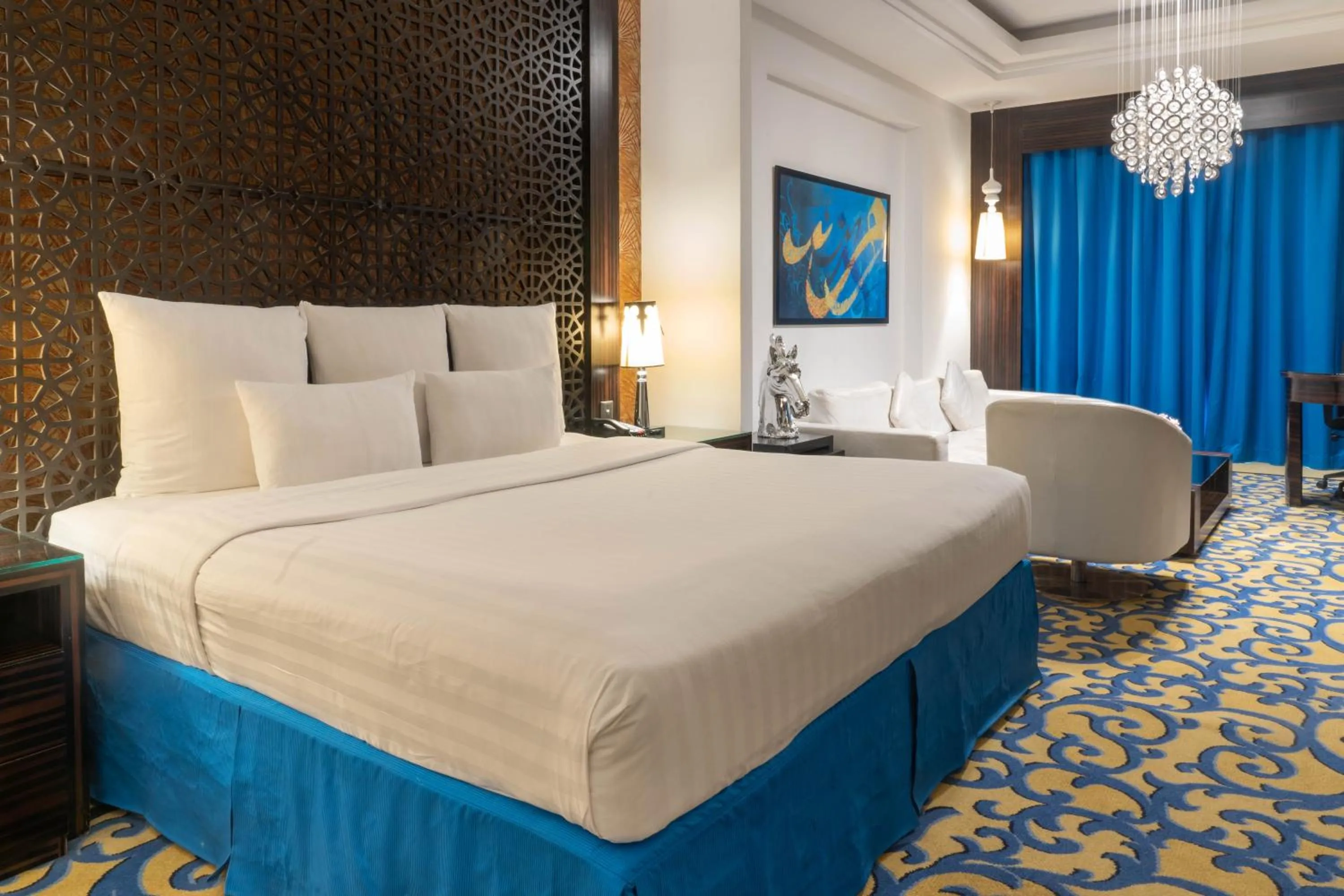 Bedroom, Bed in Nordic Palace and spa