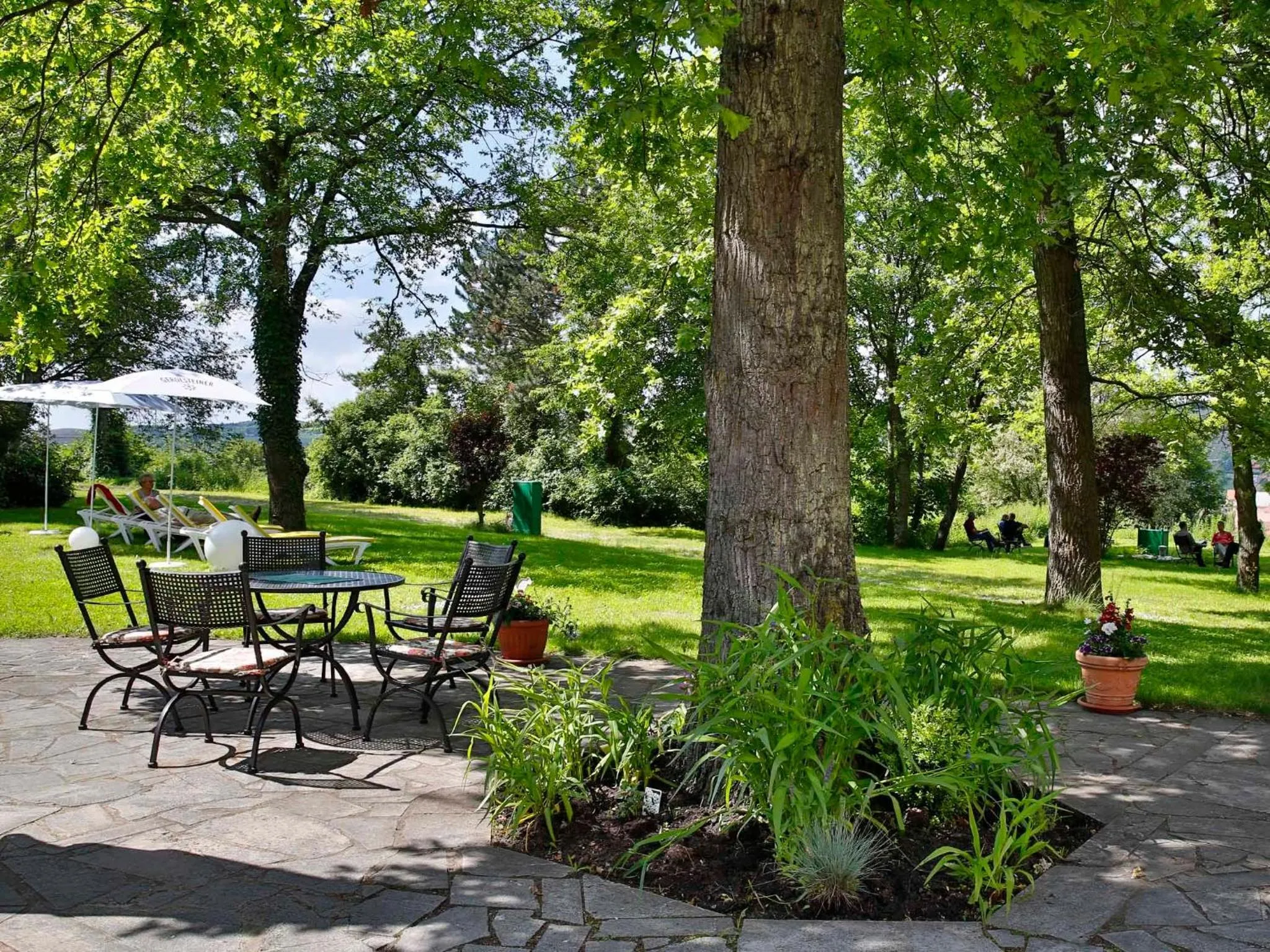 Patio in Best Western Hotel Polisina