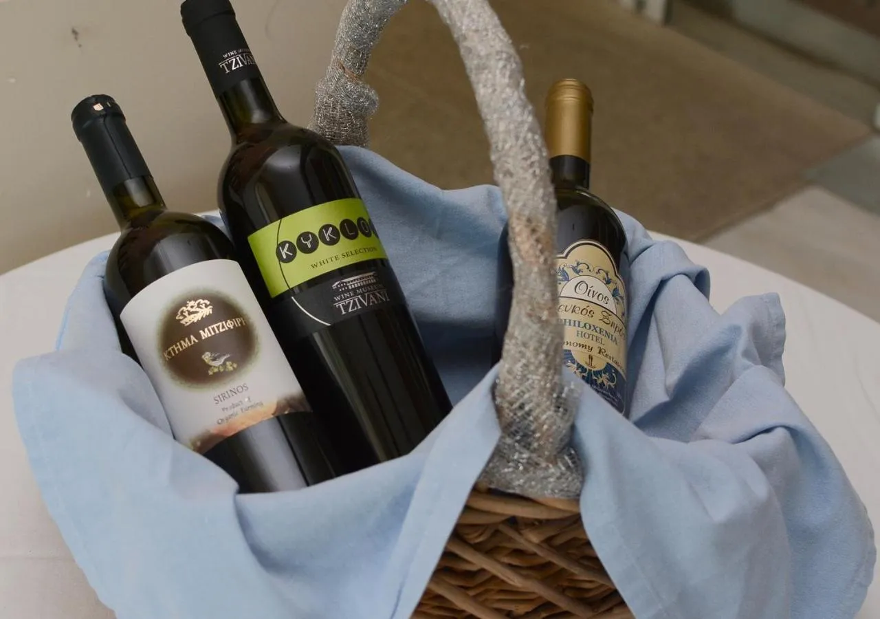 Alcoholic drinks in Philoxenia Hotel