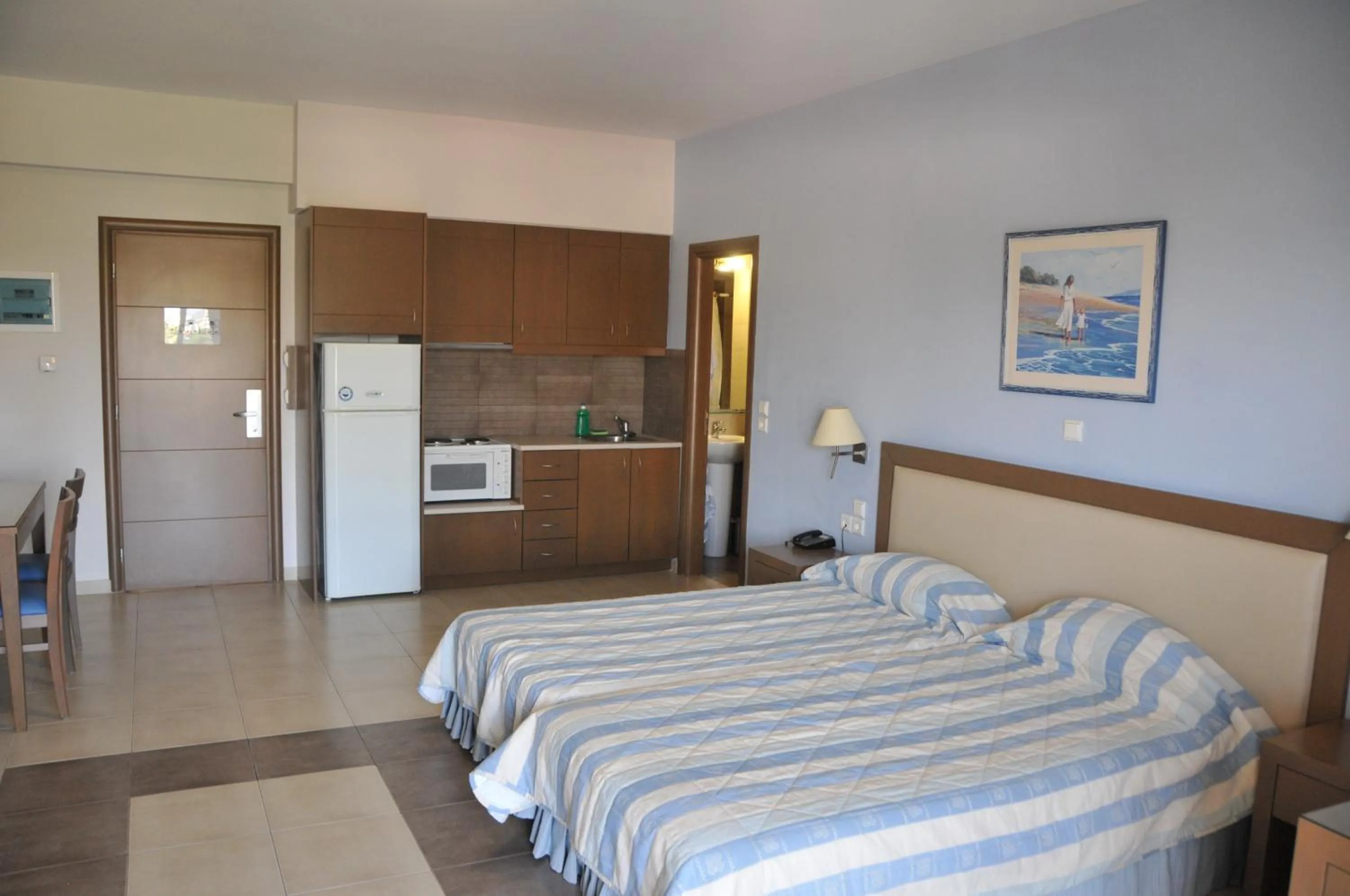 Bed in Philoxenia Hotel