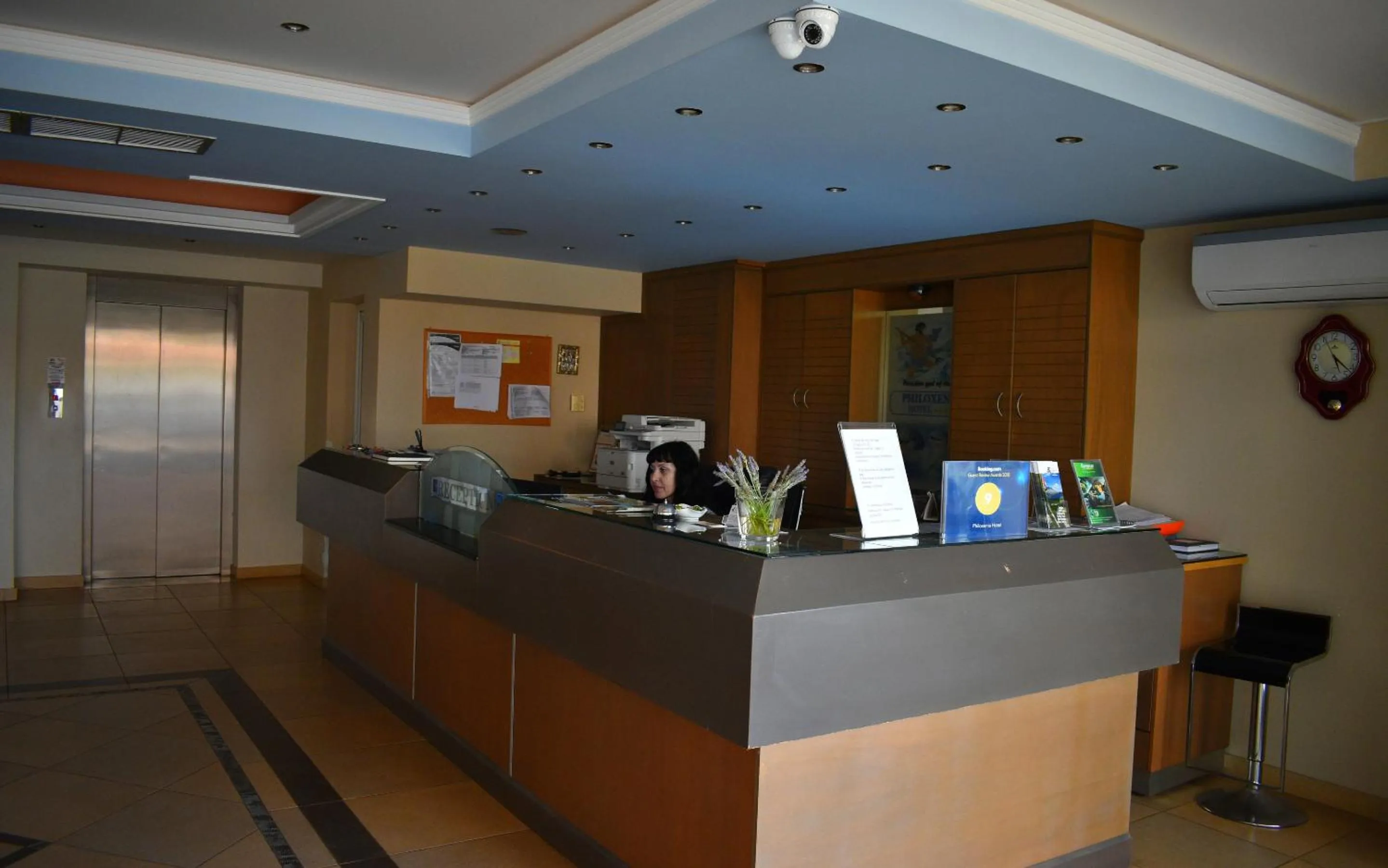 Lobby or reception in Philoxenia Hotel