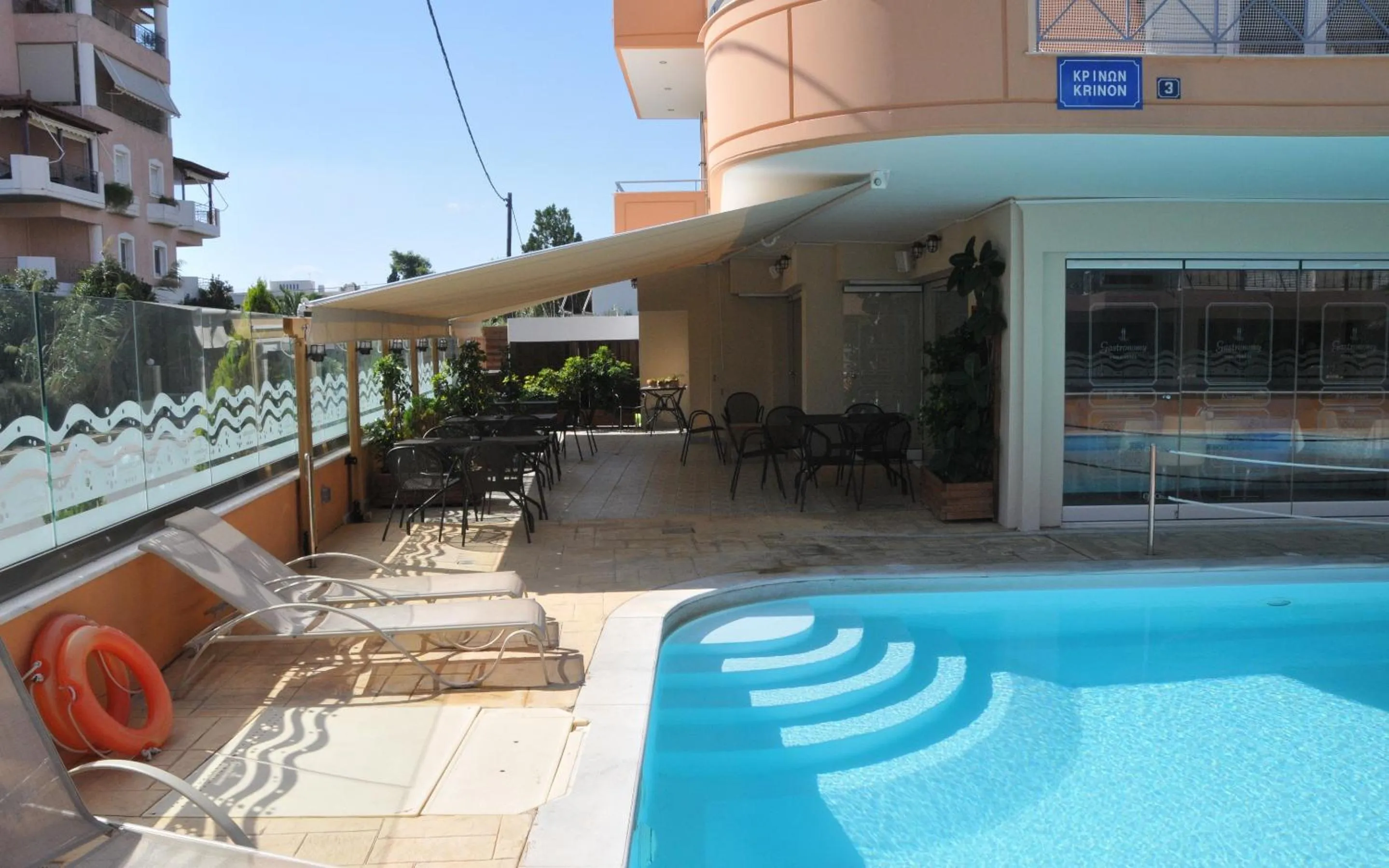 Swimming pool in Philoxenia Hotel