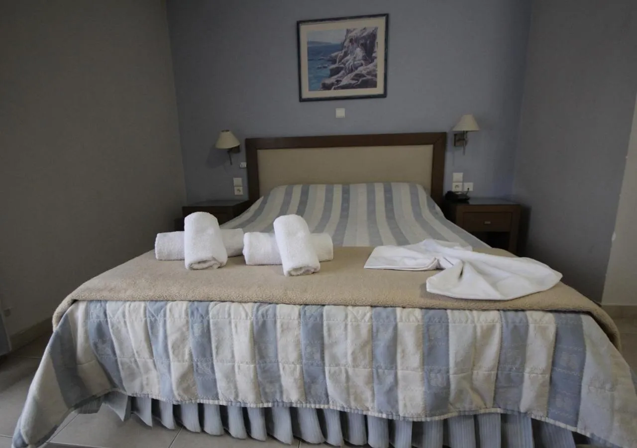 Bed in Philoxenia Hotel