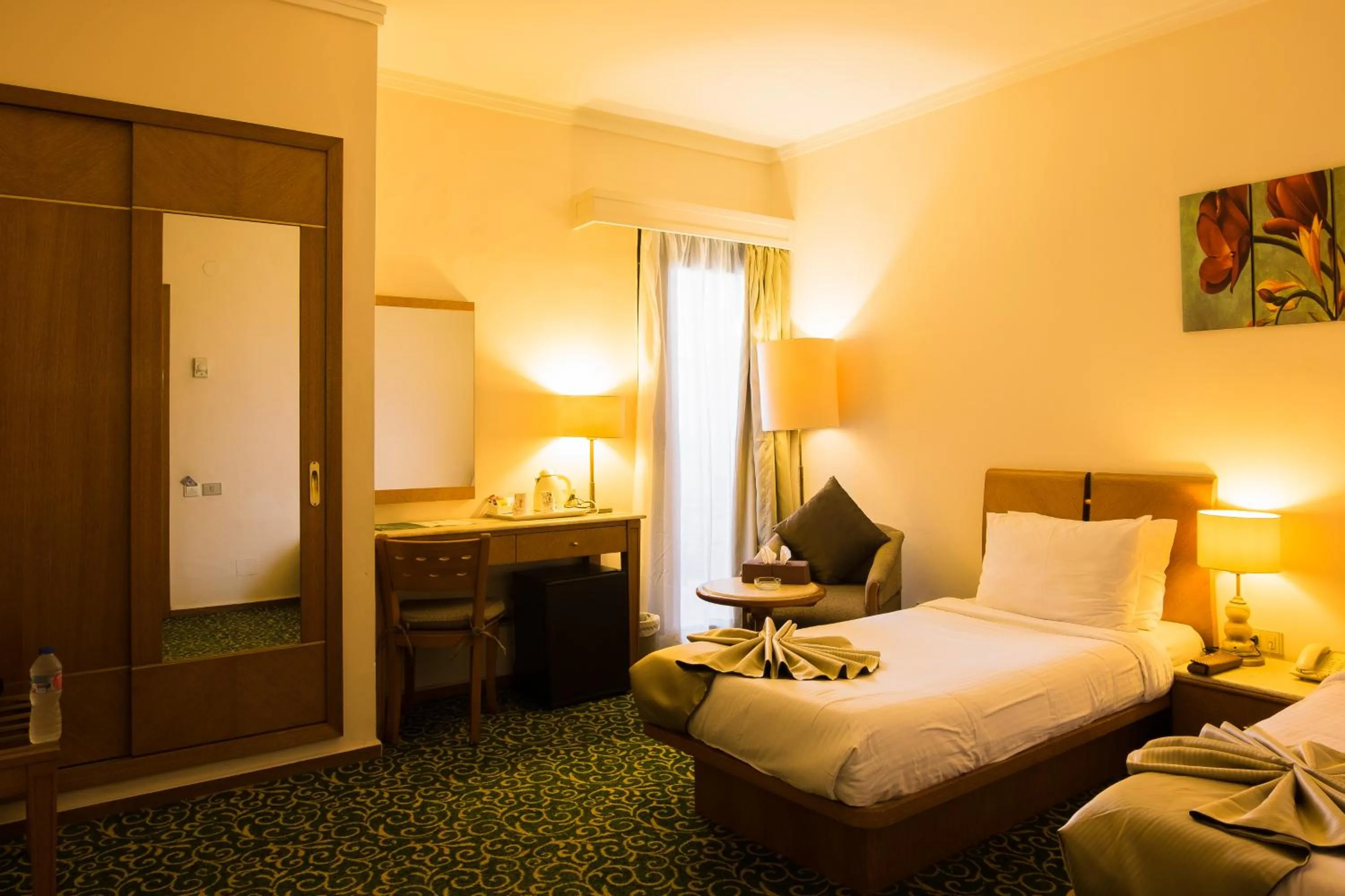 Bed in Plaza Hotel Alexandria