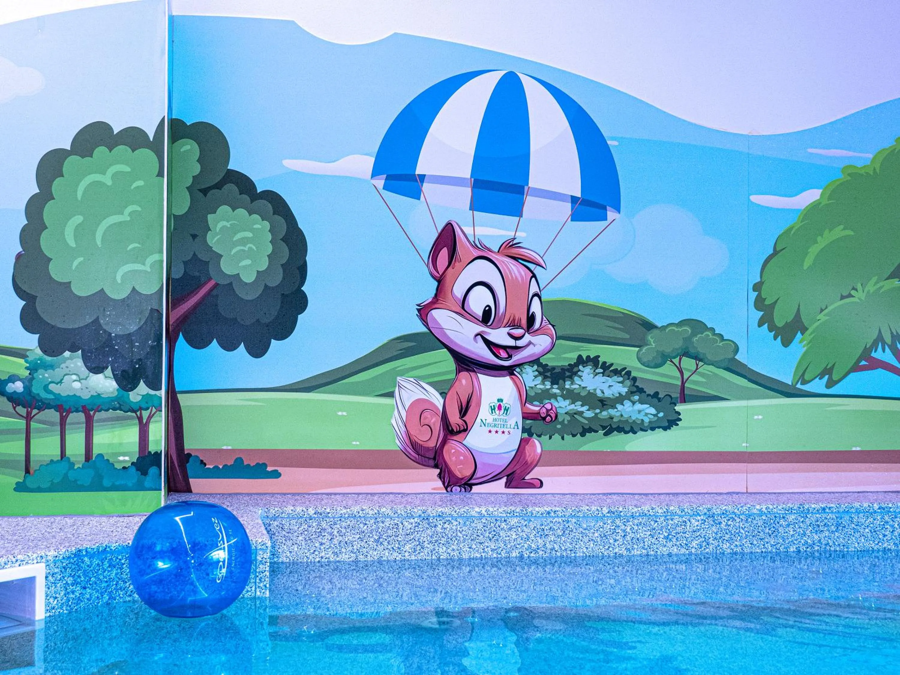 Swimming pool in Hotel Negritella