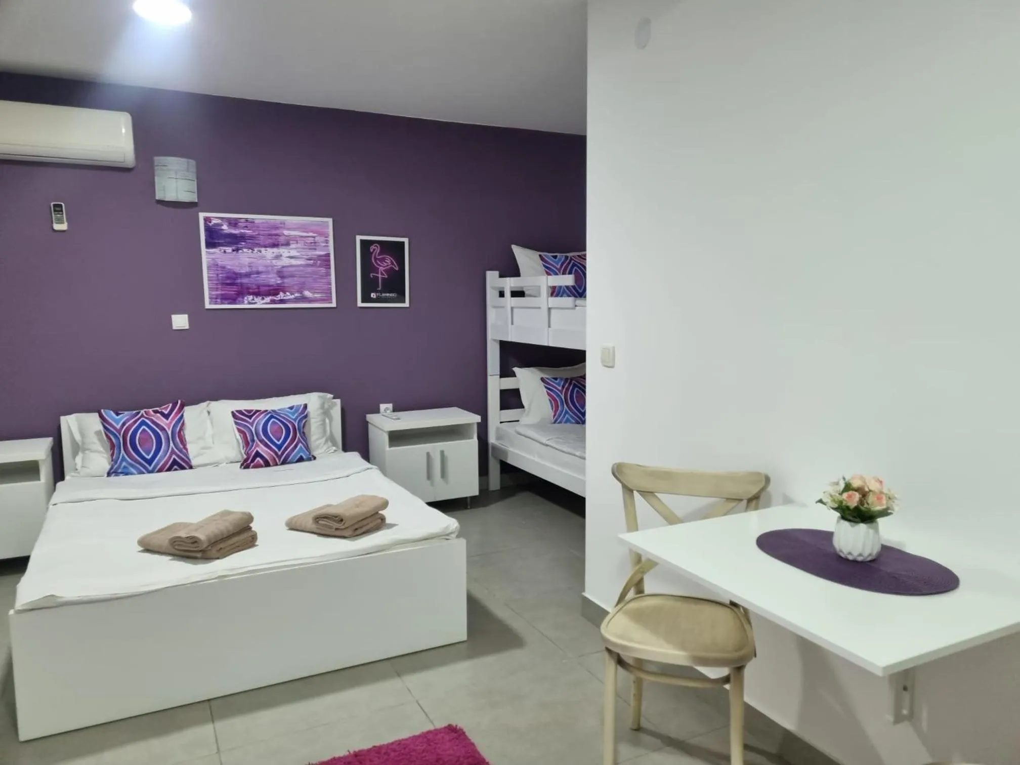 Bed in Flamingo Resort