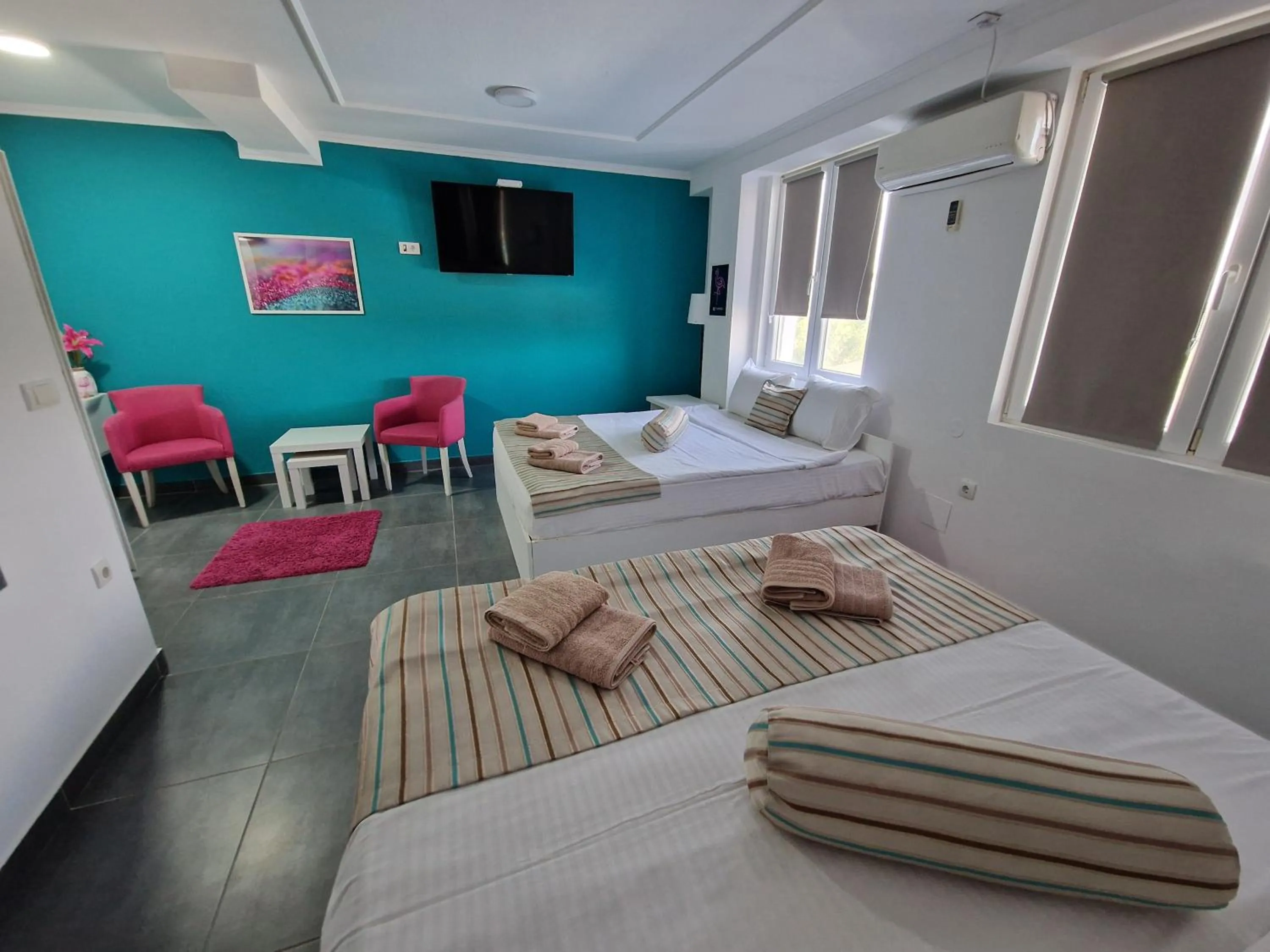 Bed in Flamingo Resort