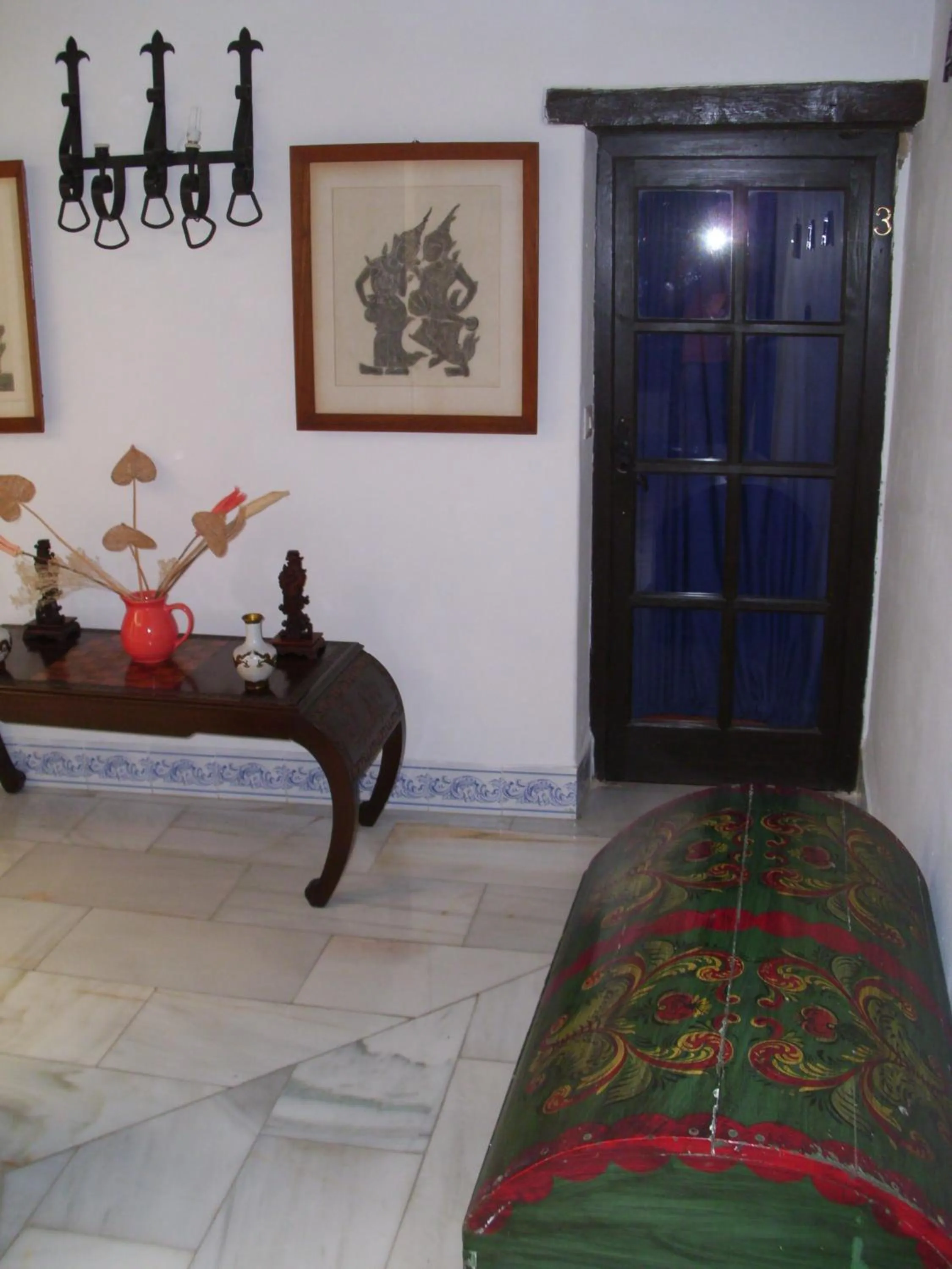 Decorative detail, Bed in Posada La Casa Grande