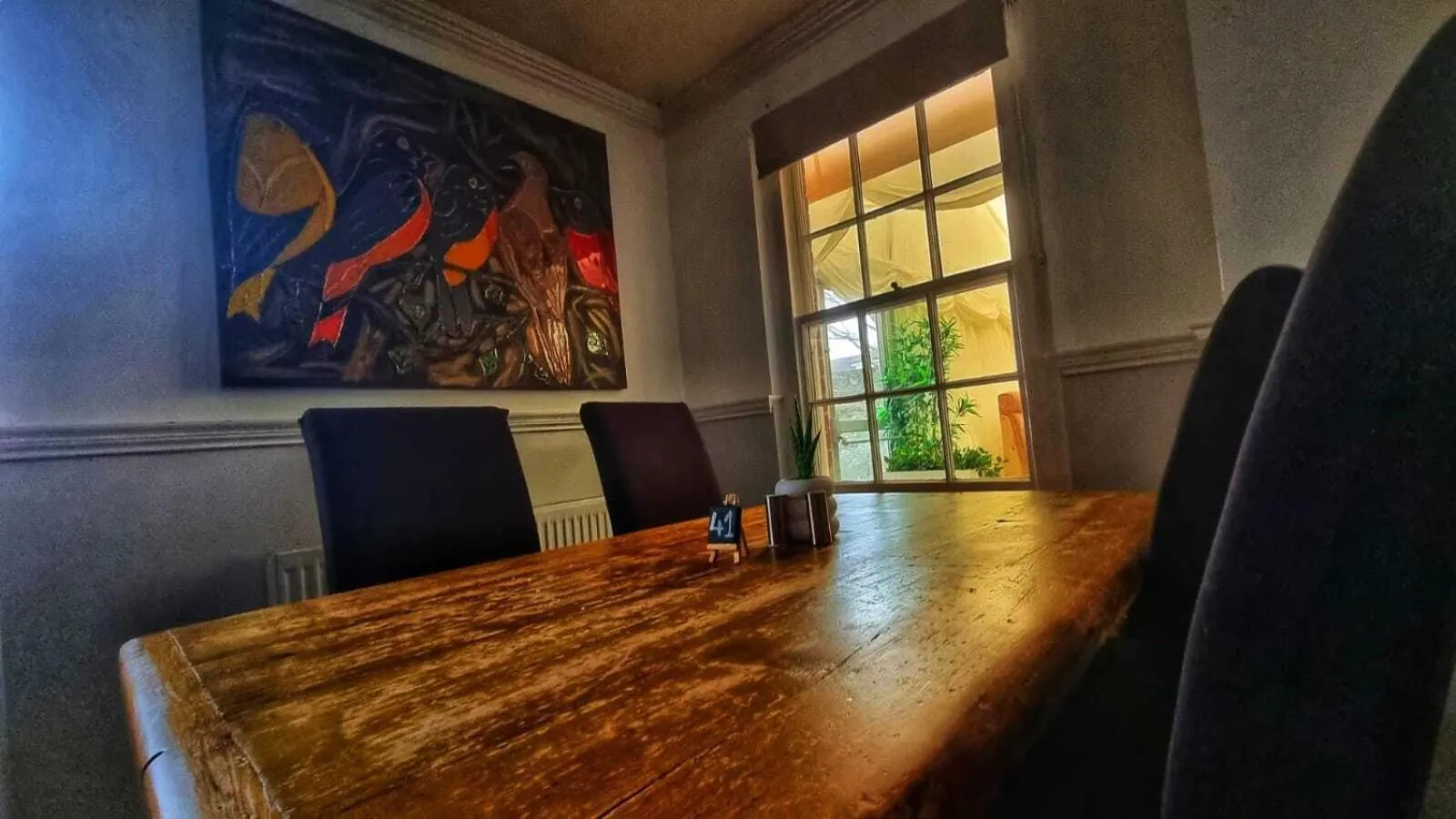 Dining area in The George & Dragon Hotel
