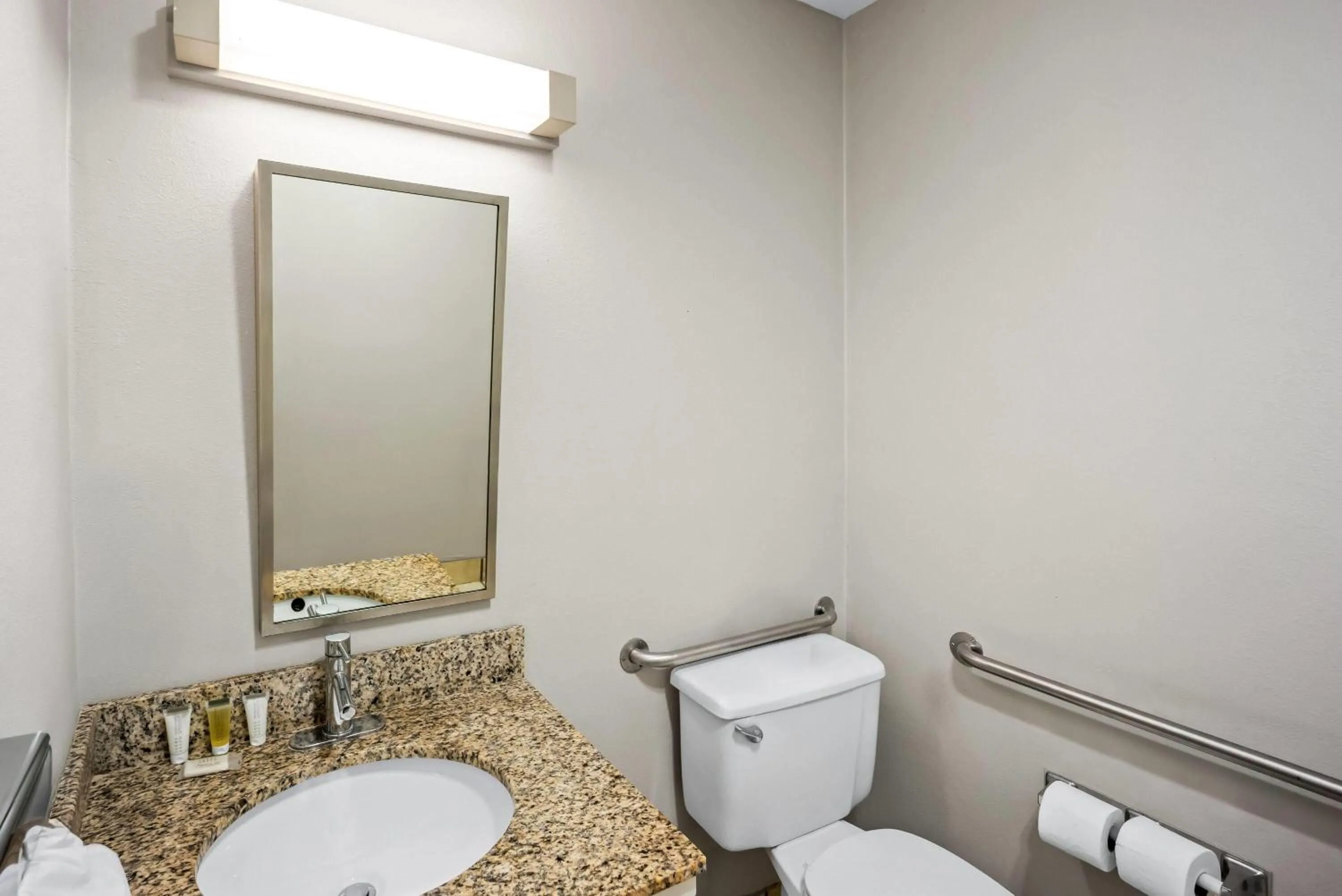 Shower in Microtel Inn by Wyndham Greensboro