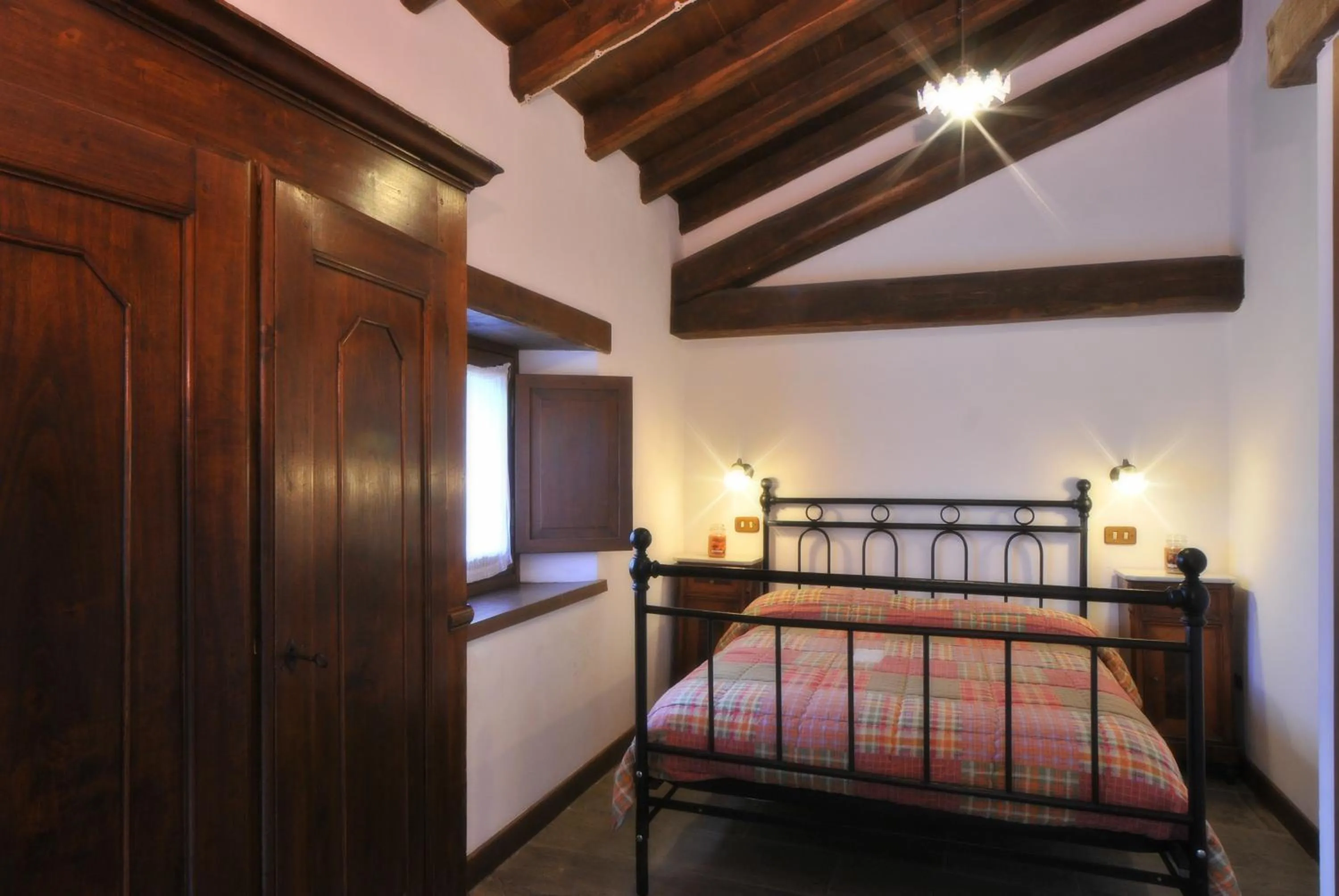 Bedroom, Bed in Agriturismo del Cimone