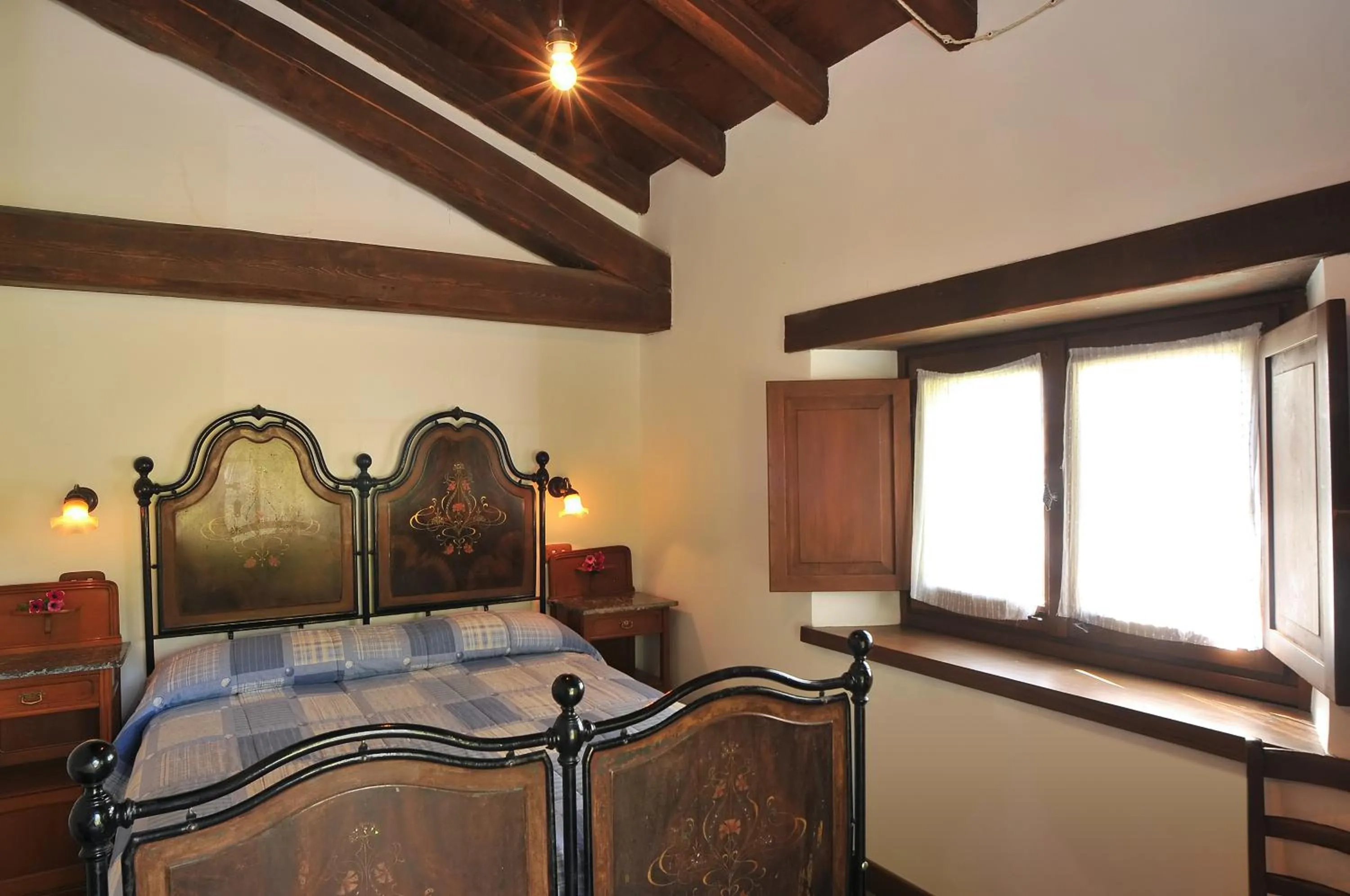 Bedroom, Bed in Agriturismo del Cimone