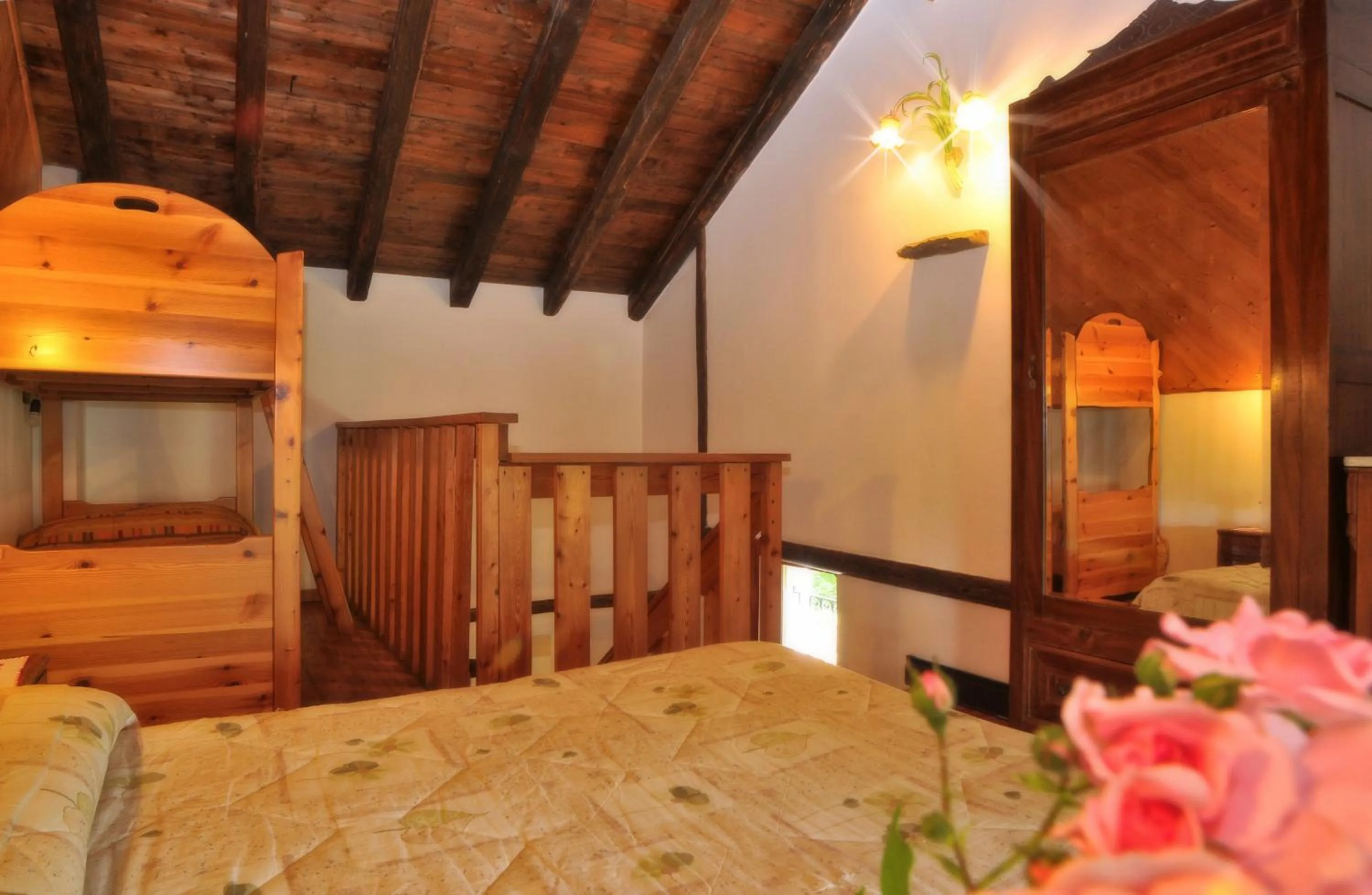 Bedroom, Bed in Agriturismo del Cimone