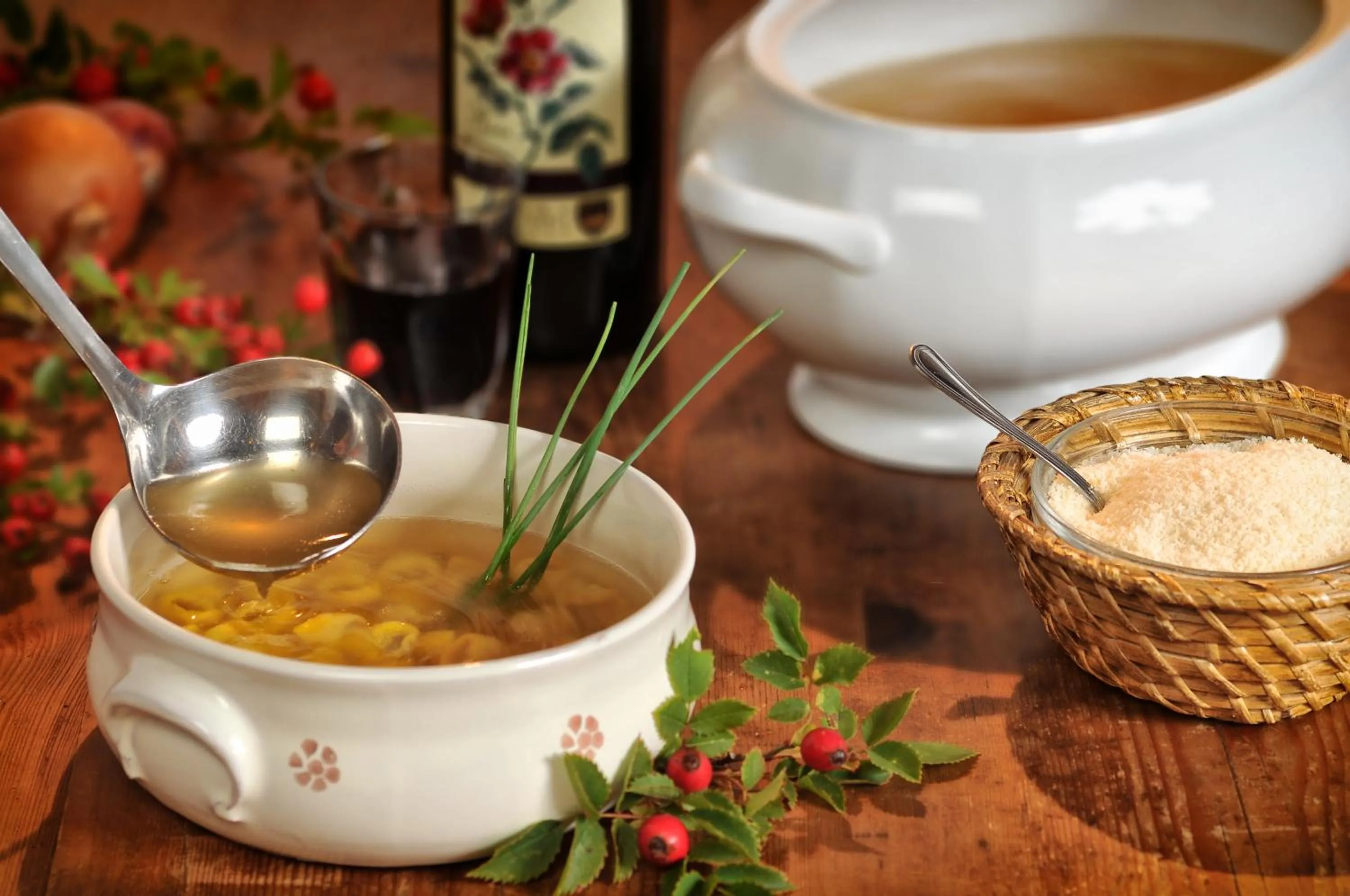 Food close-up in Agriturismo del Cimone