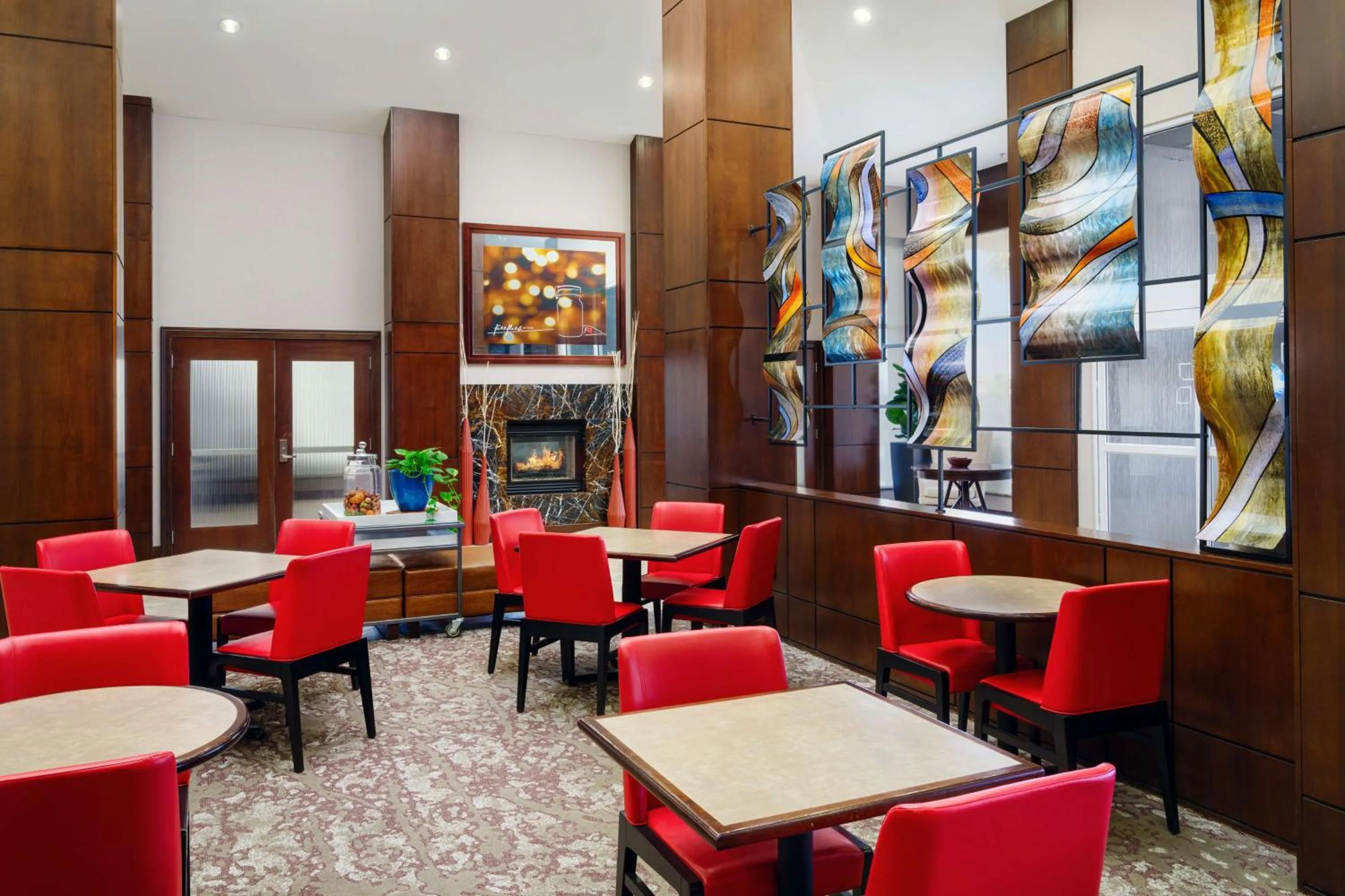 Lobby or reception in Hilton Garden Inn El Paso Airport