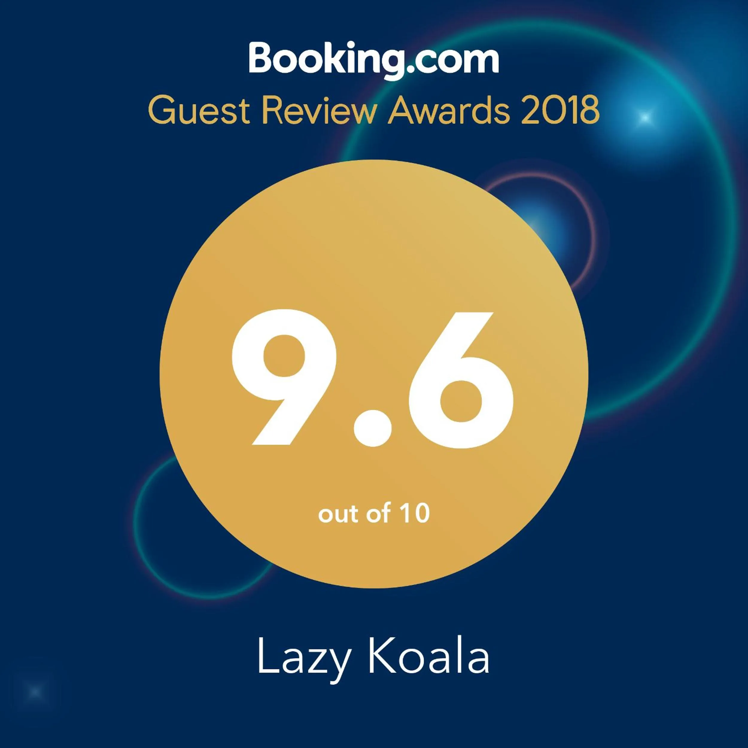 Certificate/Award in Lazy Koala