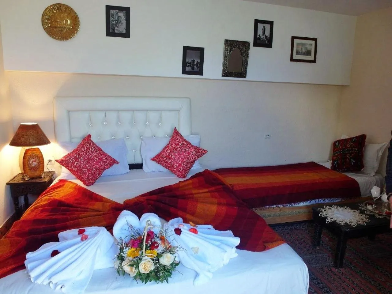 Bed in Riad Chennaoui