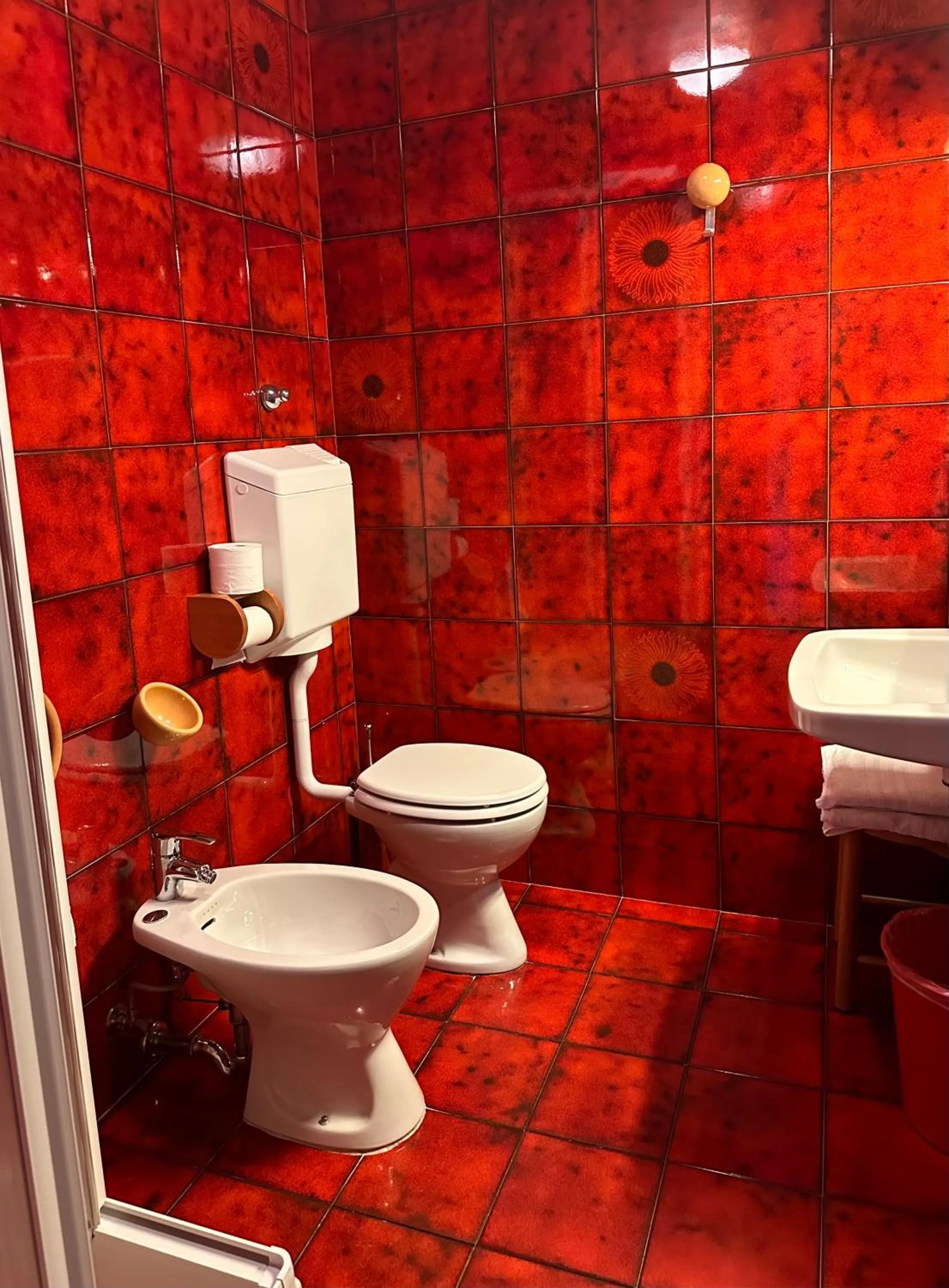 Shower in Hotel Zeni