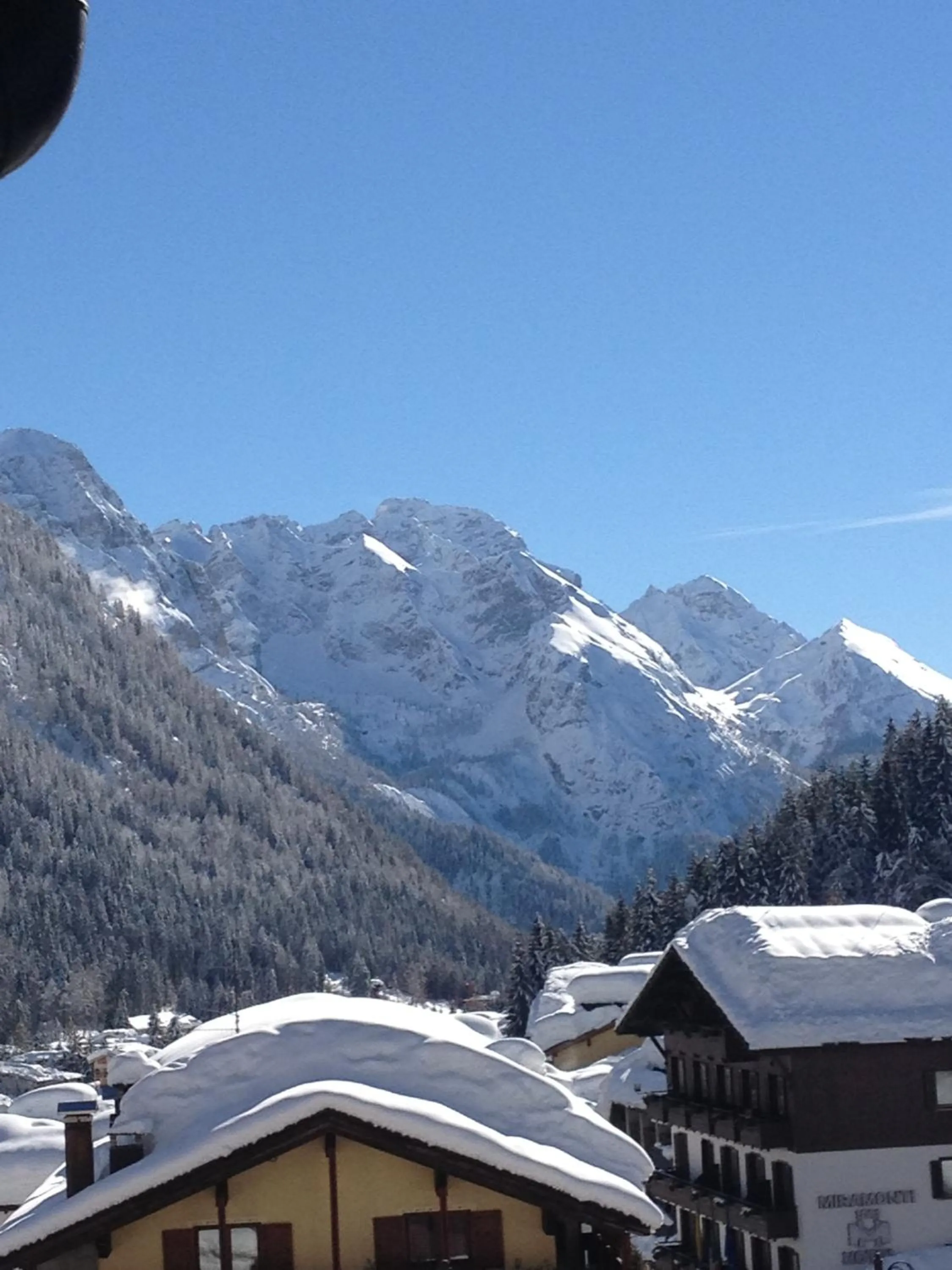 Mountain view in Hotel Zeni