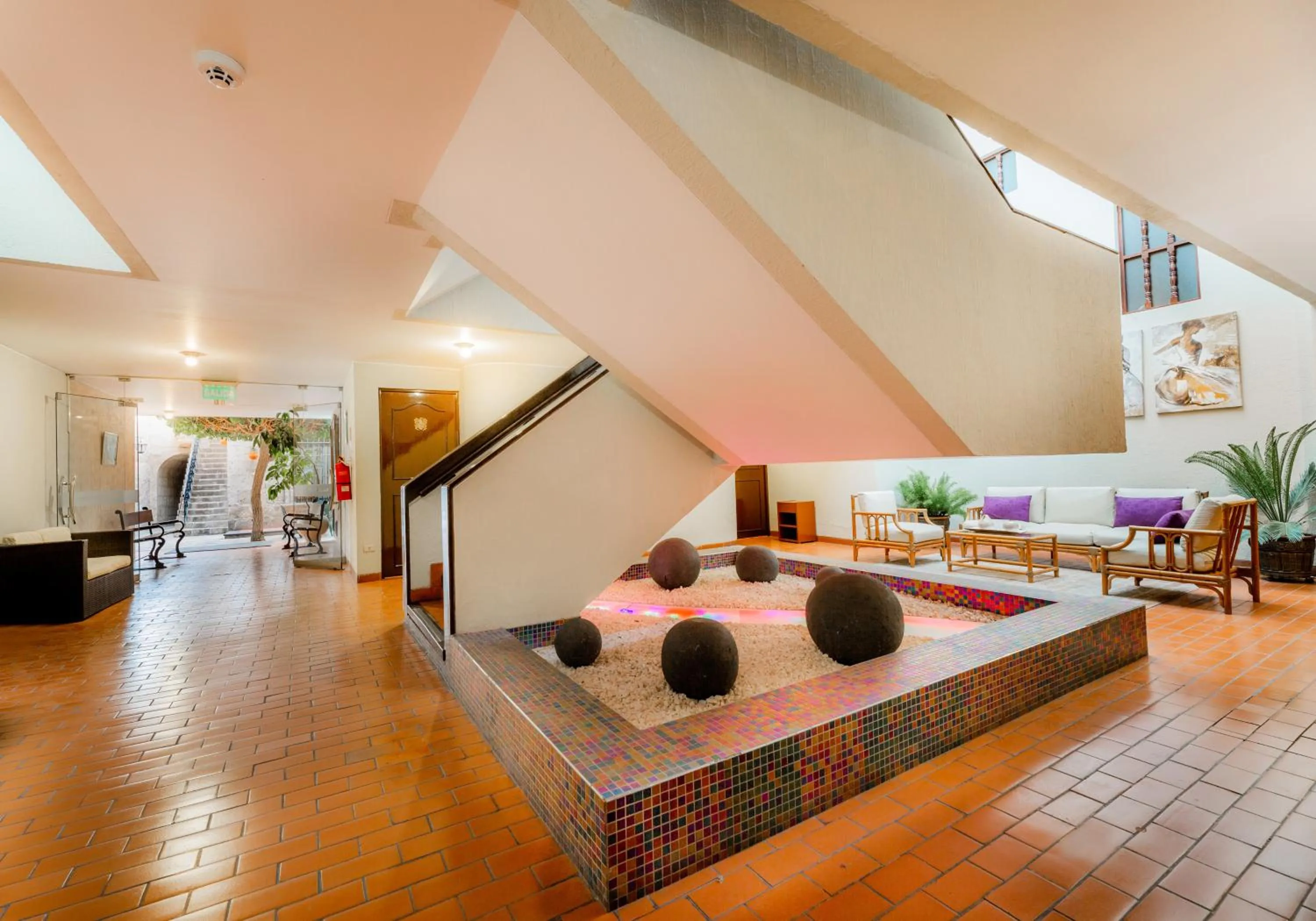 Living room in Hotel Los Tambos Colonial