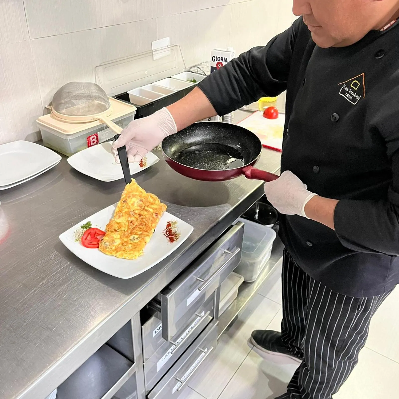 Breakfast in Hotel Los Tambos Colonial