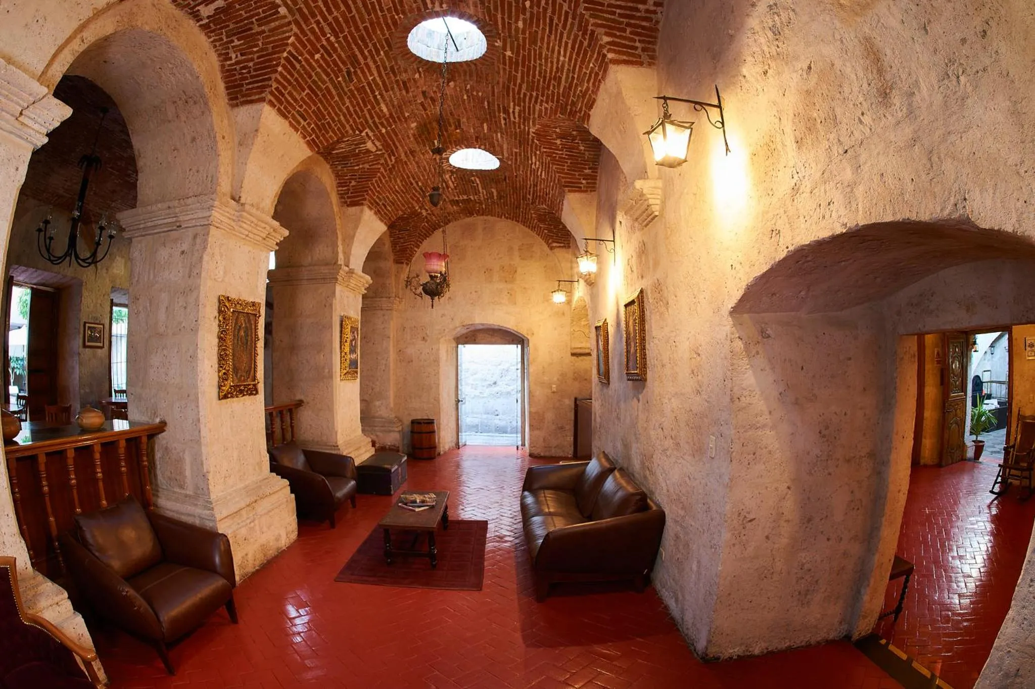 Living room in Hotel Los Tambos Colonial