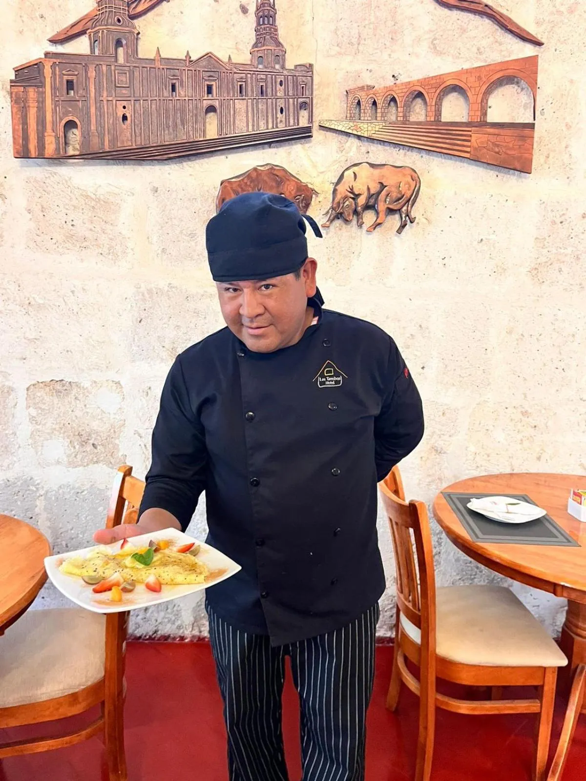 Breakfast in Hotel Los Tambos Colonial