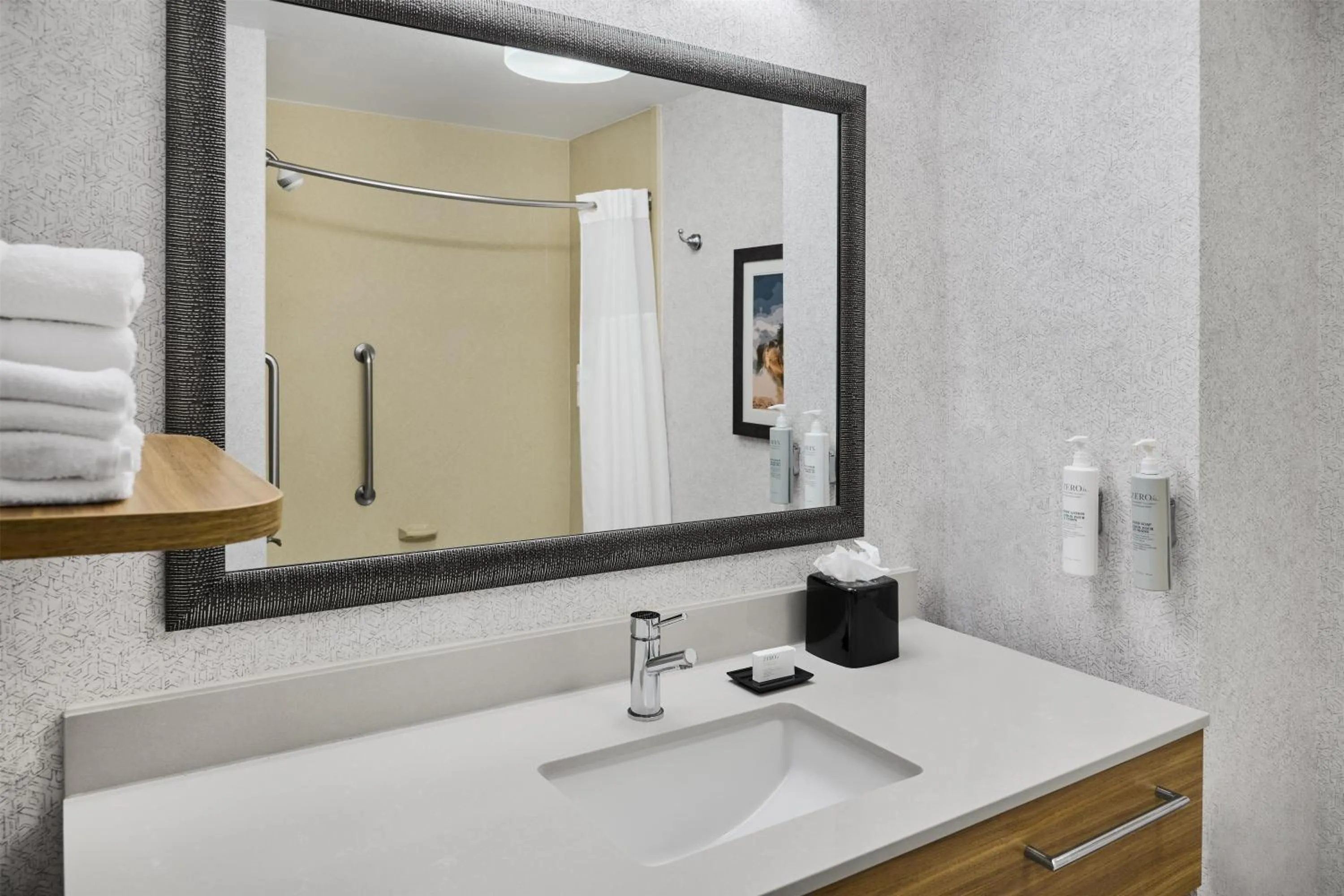 Bathroom in Hampton Inn Vernon