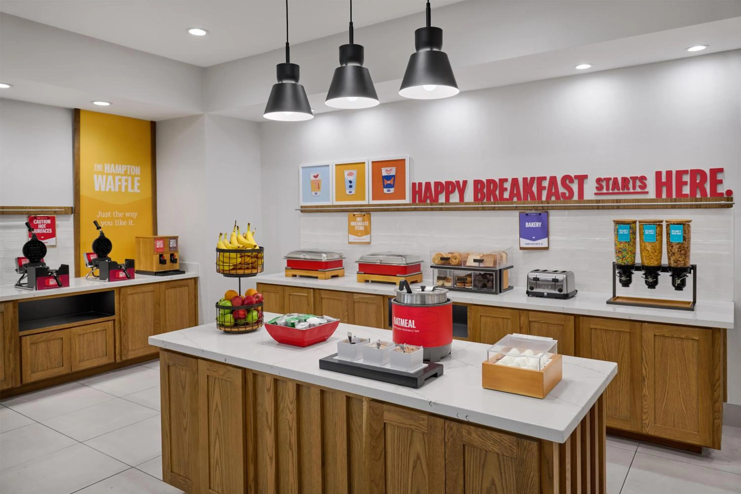 Breakfast in Hampton Inn Vernon