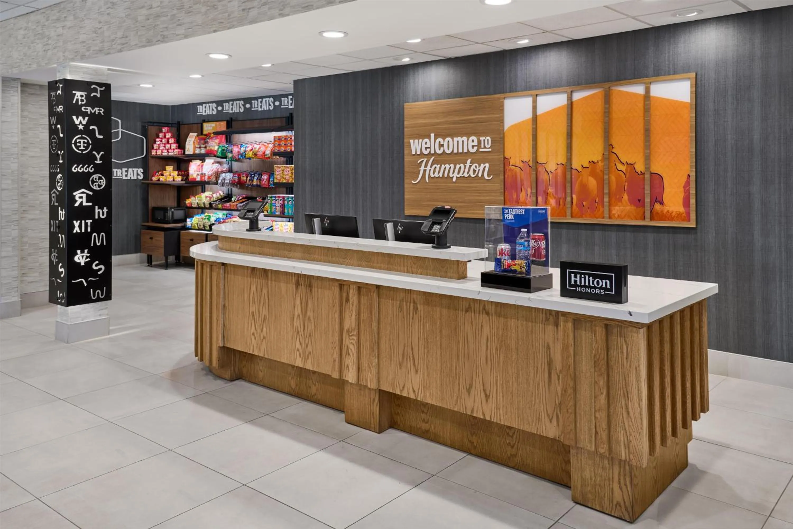 Lobby or reception in Hampton Inn Vernon