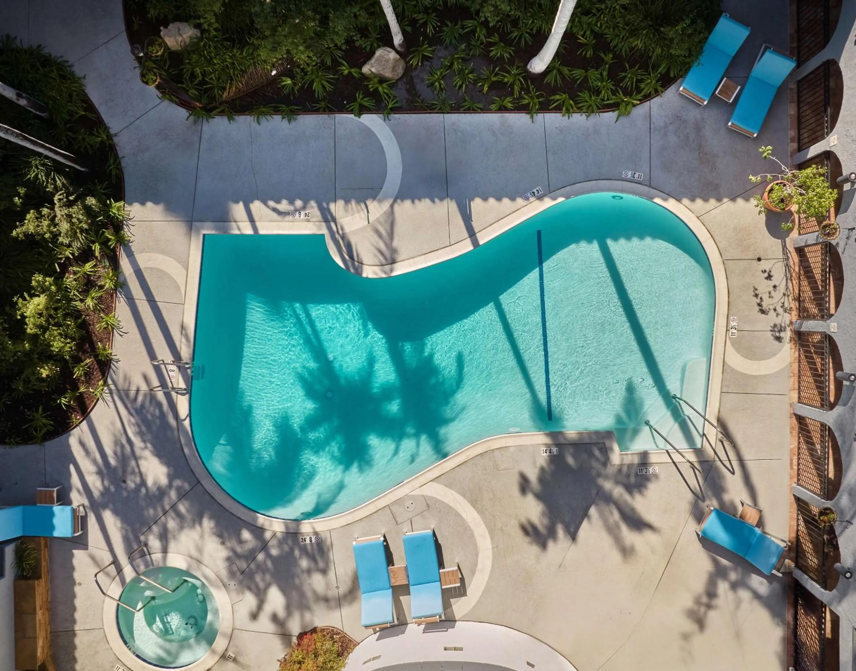 Pool view in DoubleTree by Hilton Chatsworth