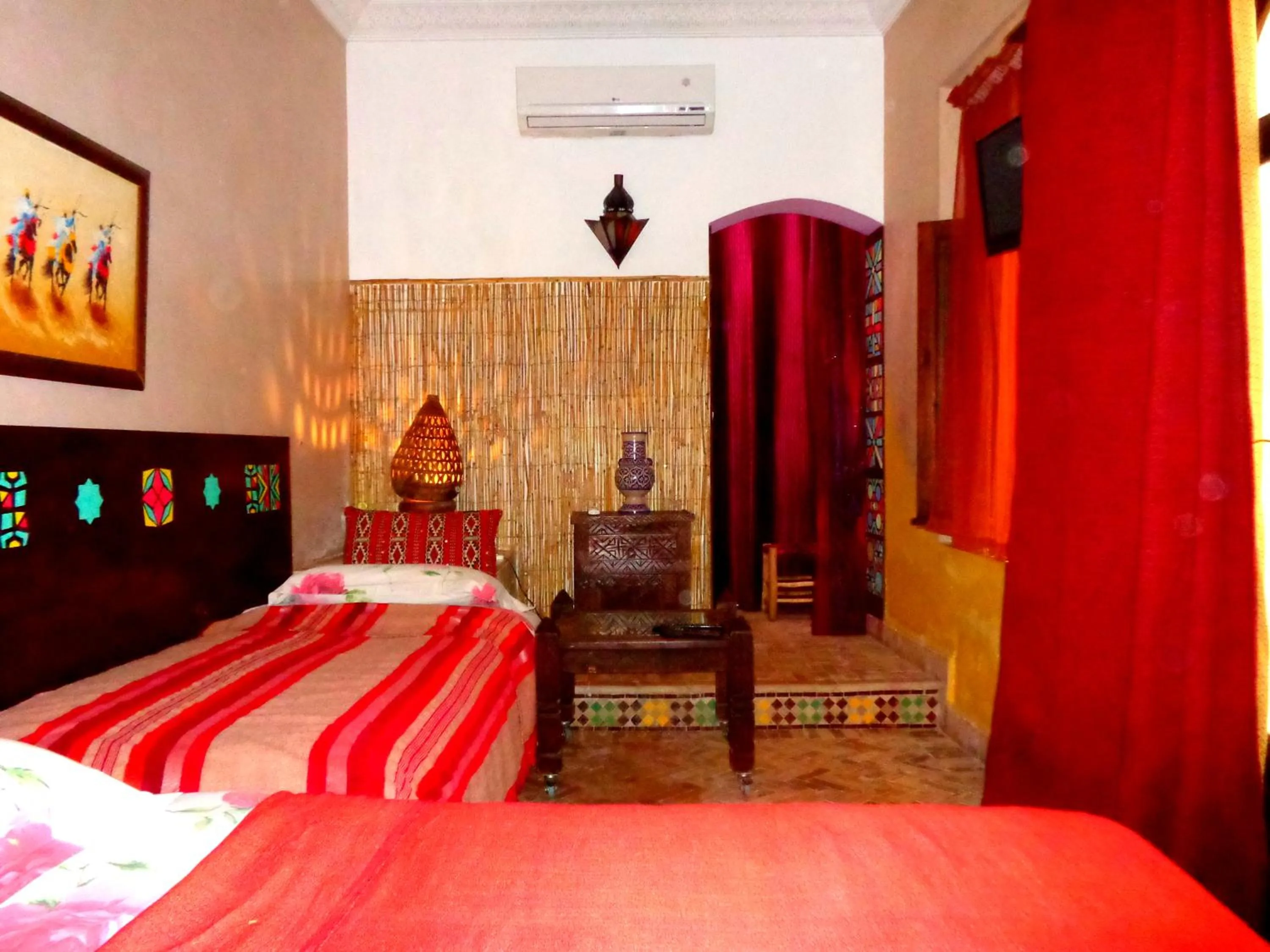 Bed in Riad Sesame