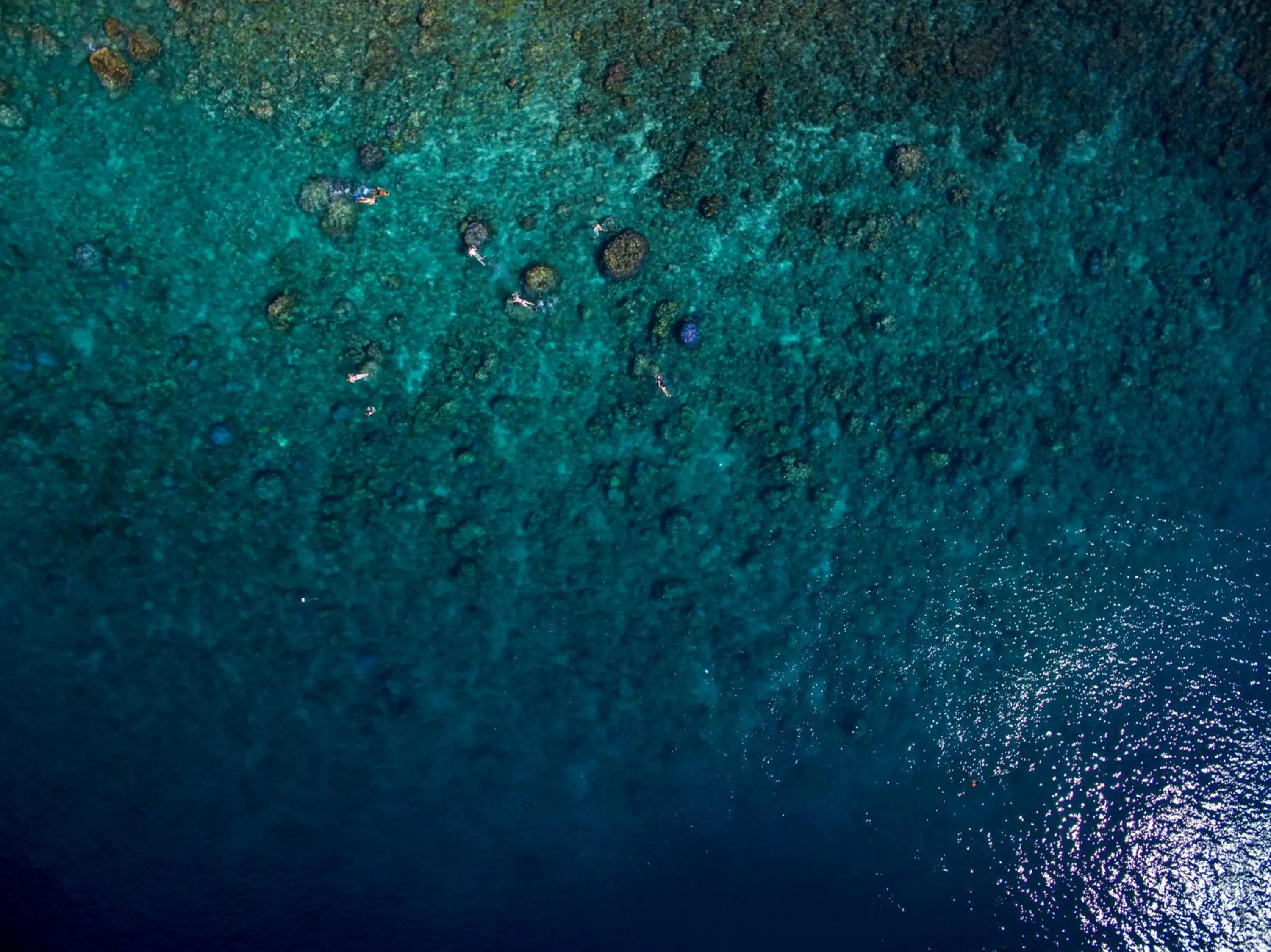 Natural landscape in Jemeluk Beach Bungalows