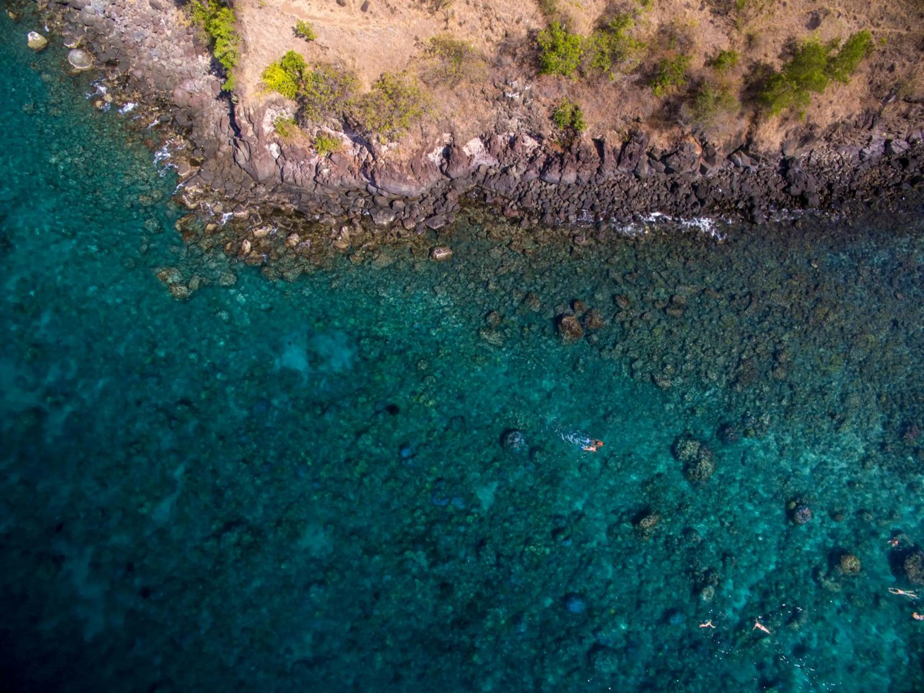 Natural landscape in Jemeluk Beach Bungalows