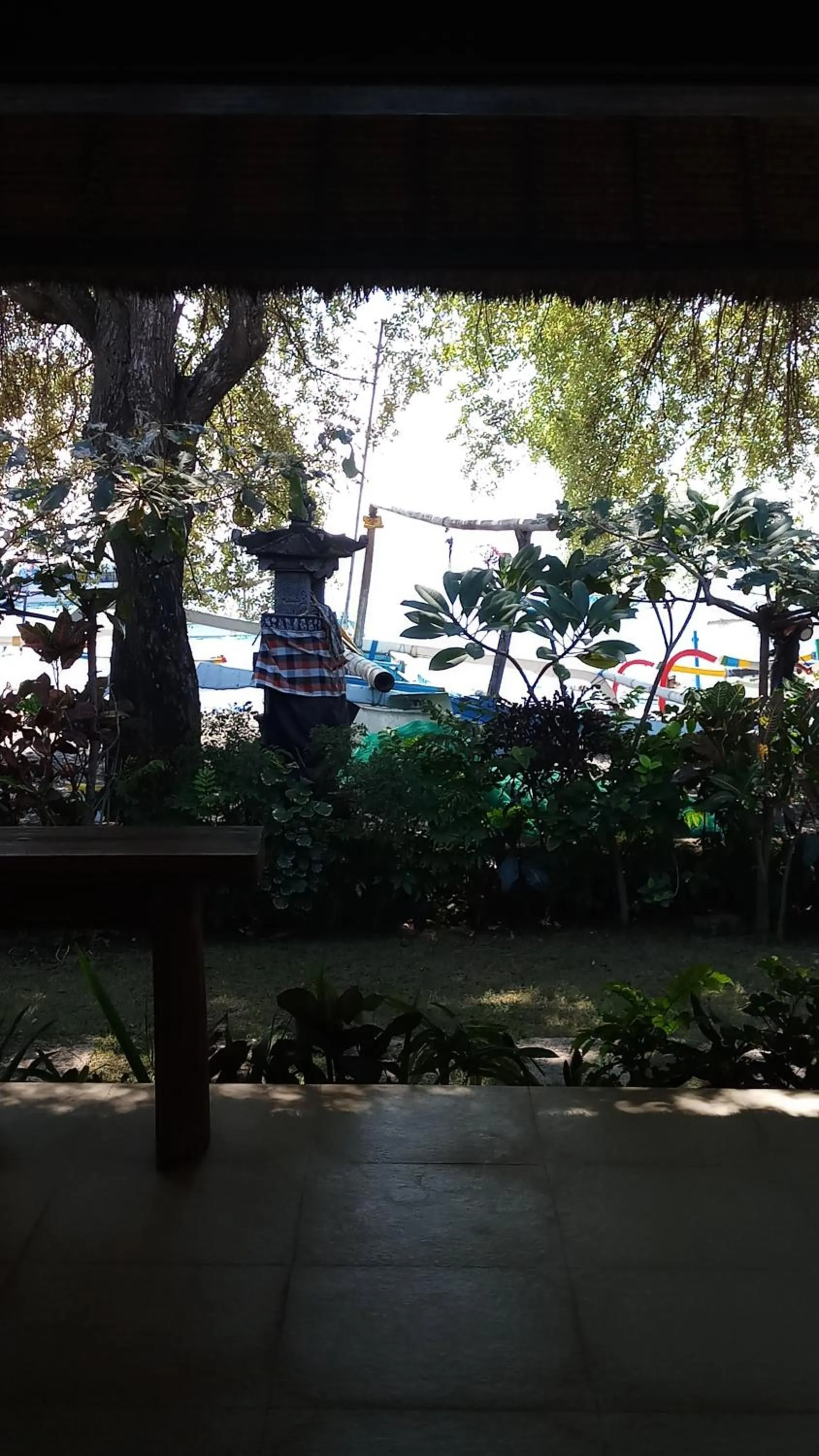 Sea view in Jemeluk Beach Bungalows