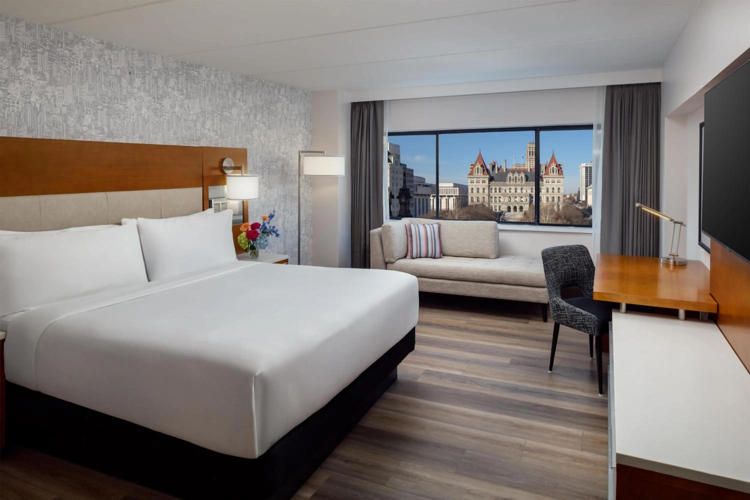 Bed in Hilton Albany