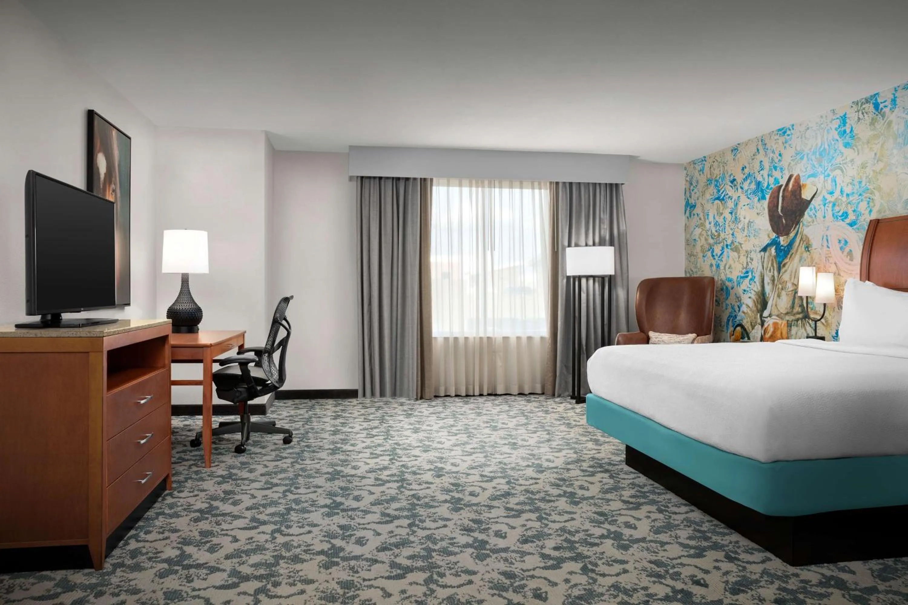 Bed in Hilton Garden Inn Fort Worth Medical Center