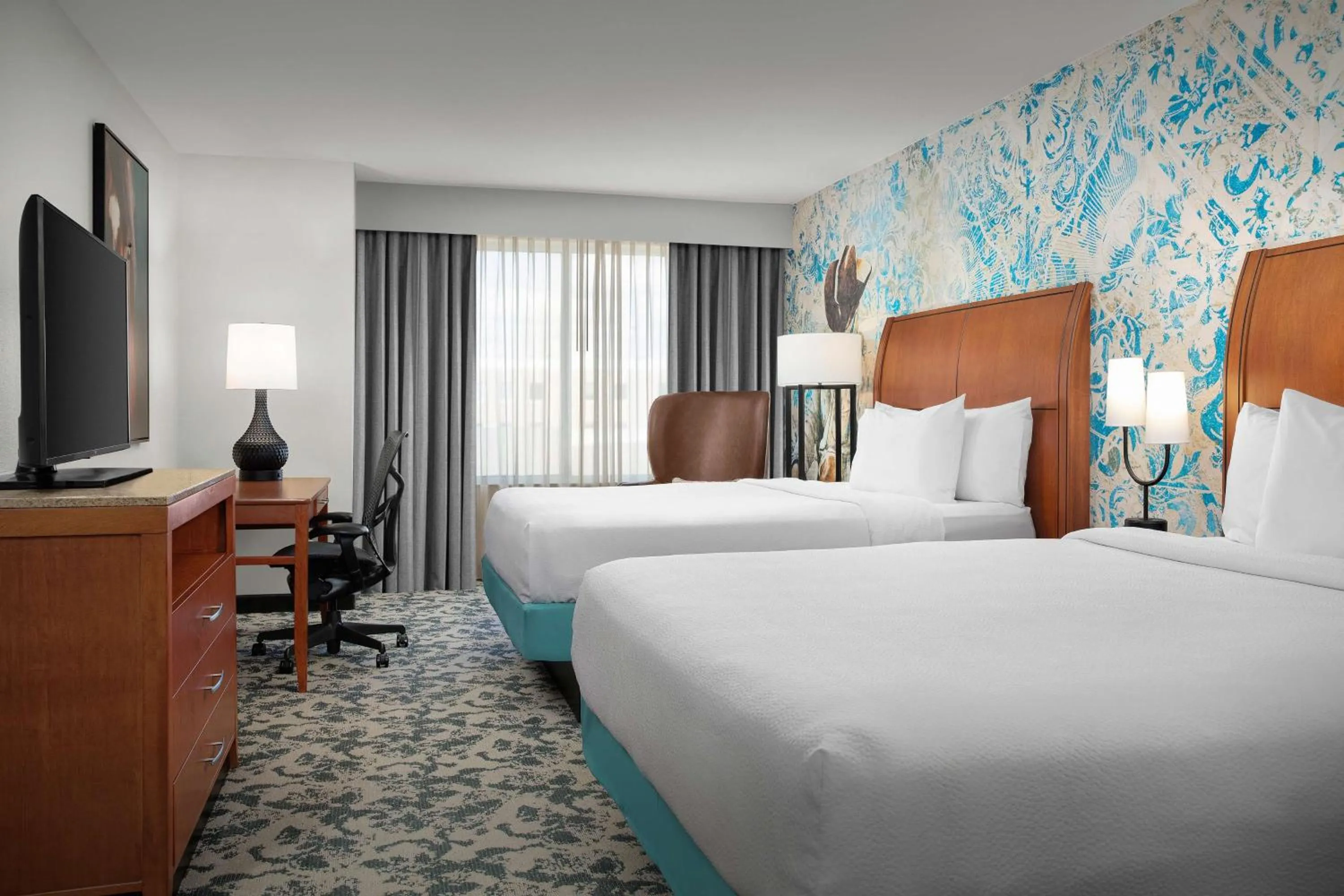 Bed in Hilton Garden Inn Fort Worth Medical Center