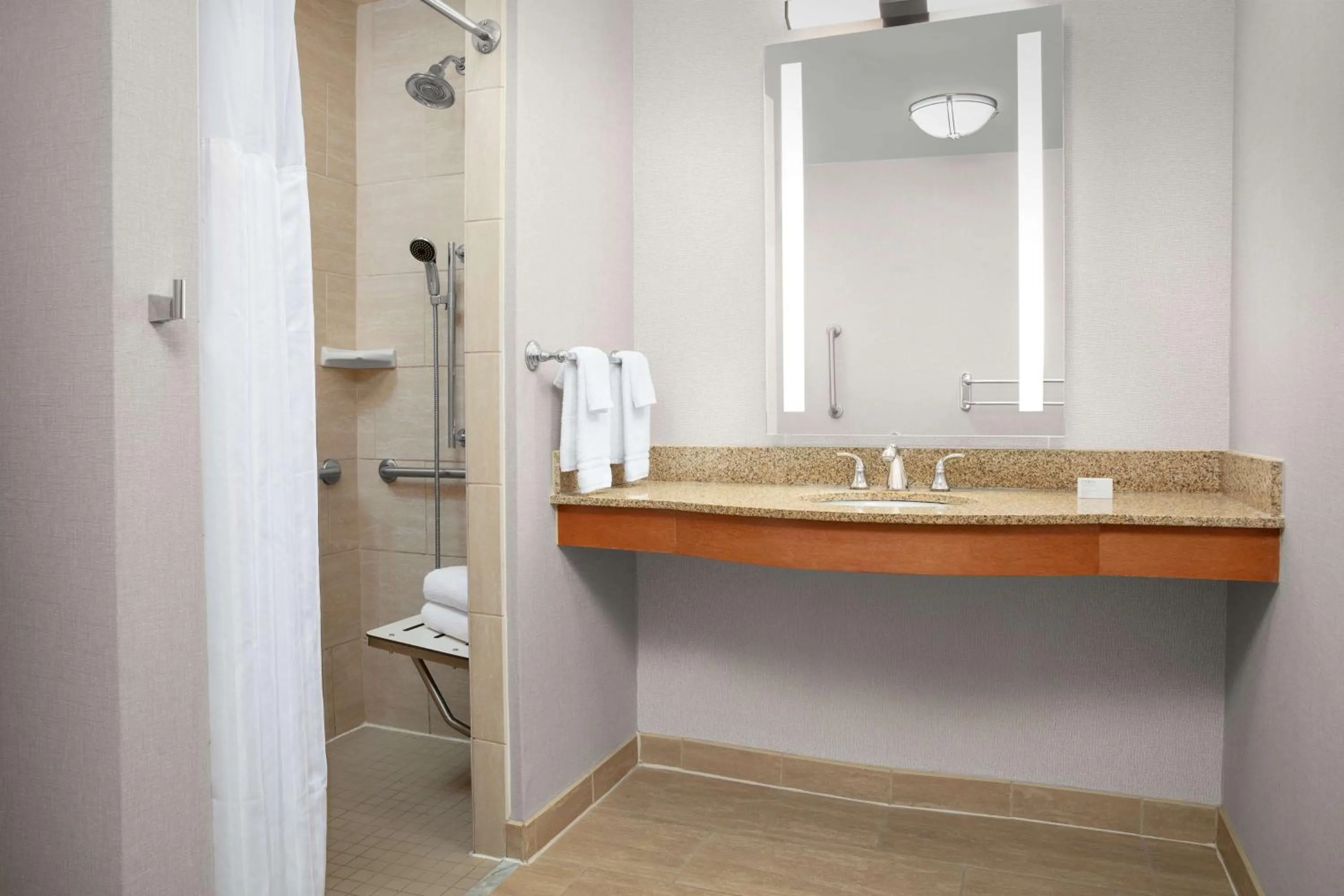 Bathroom in Hilton Garden Inn Fort Worth Medical Center