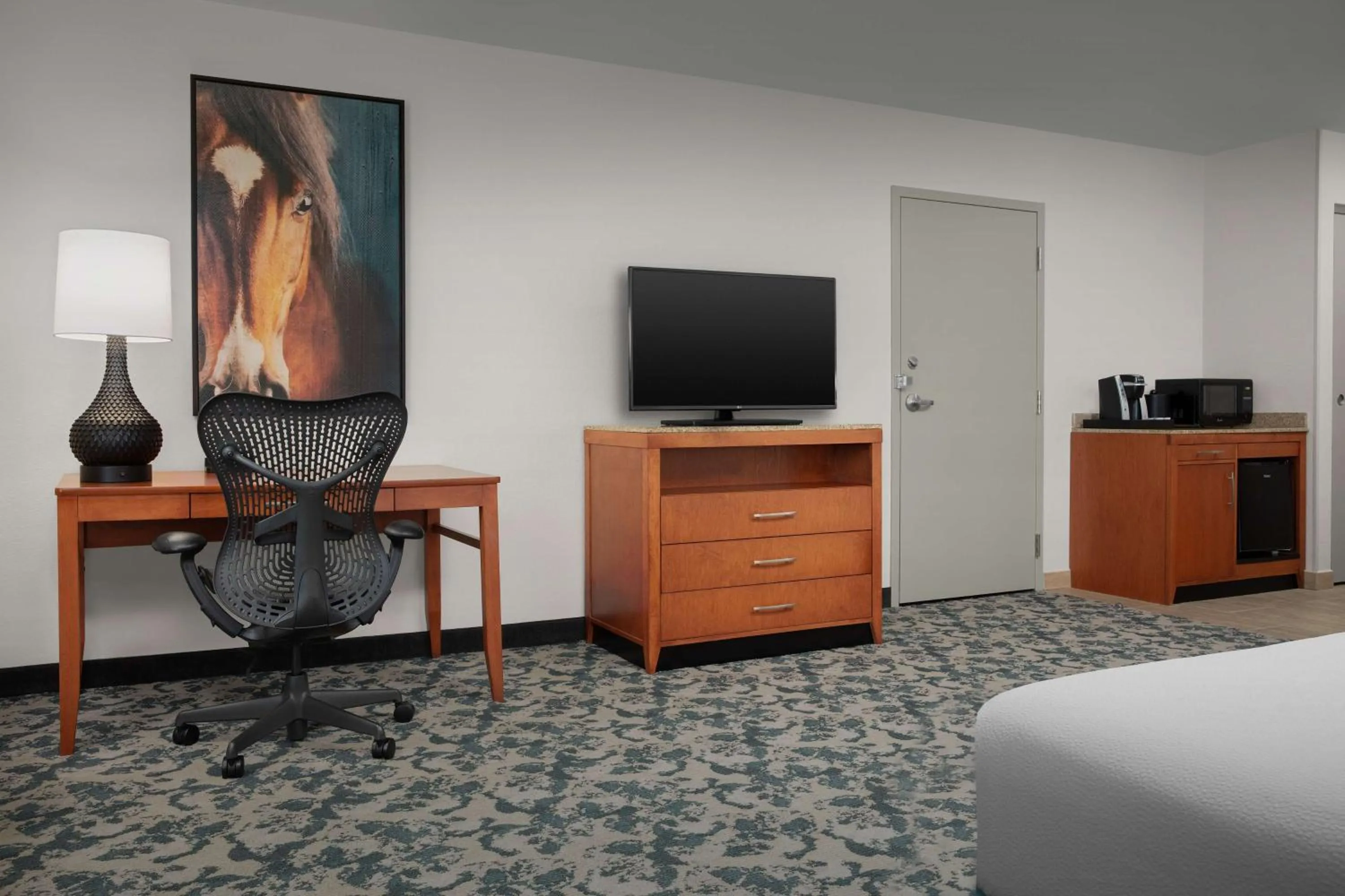 Bedroom, Bed in Hilton Garden Inn Fort Worth Medical Center