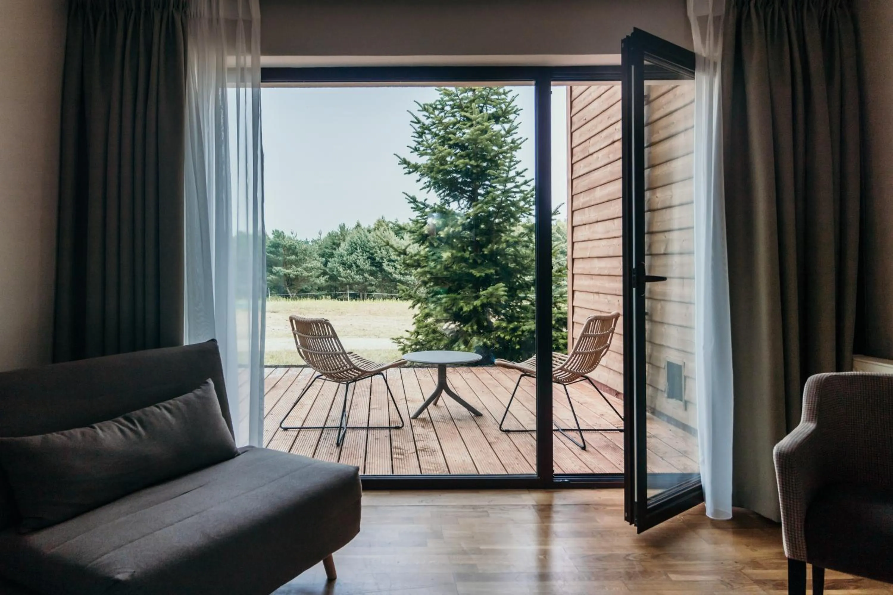 Balcony/Terrace in Hotel Osada Karbówko Wellness & SPA