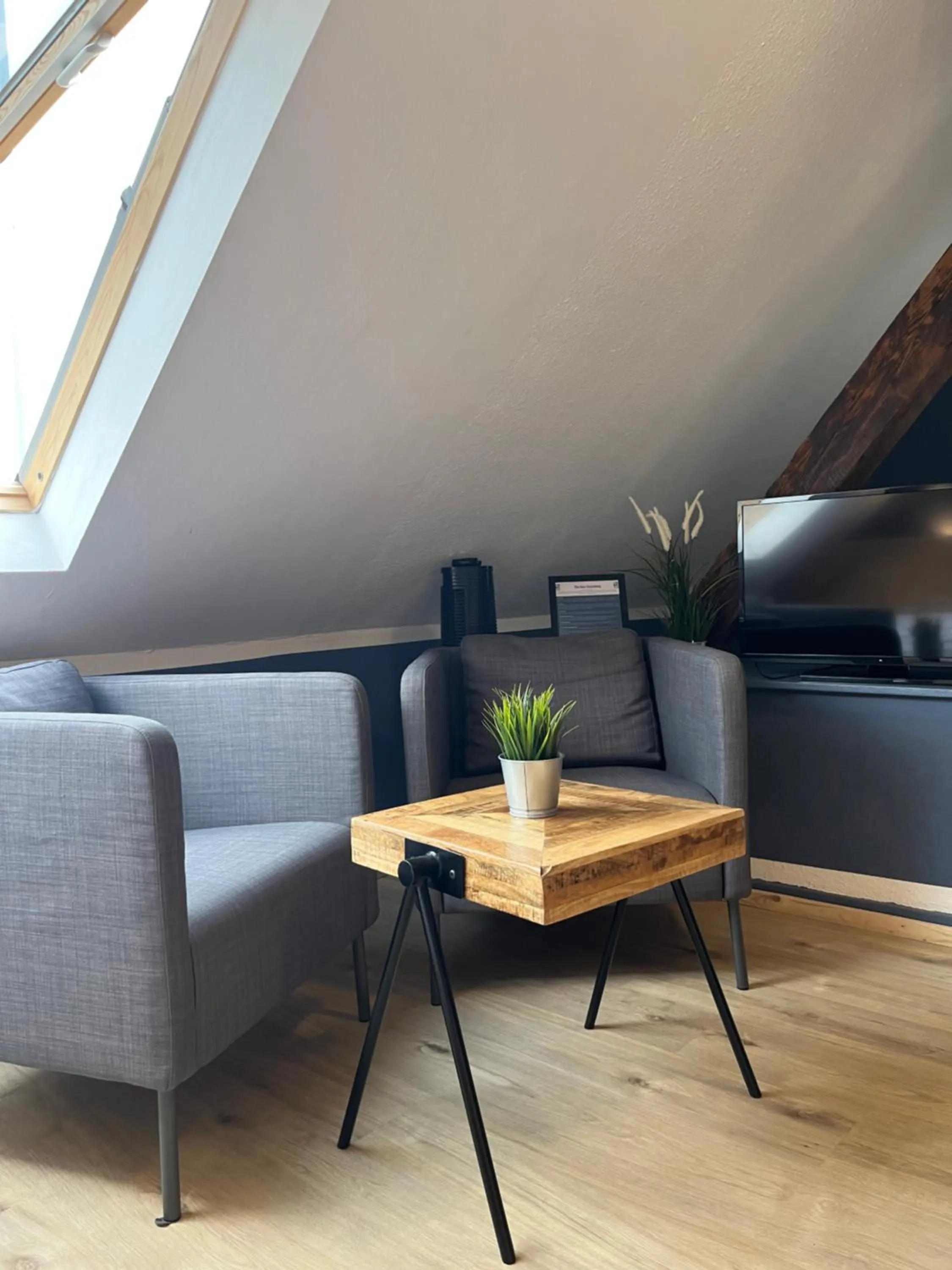 Seating area in Blue Doors Hostel KTV