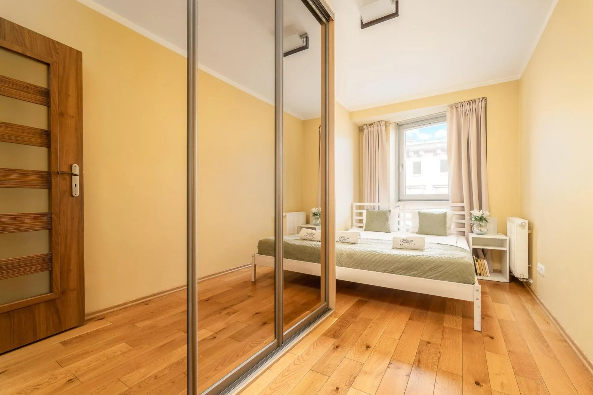 Bed in MARGI Brandy Apartament