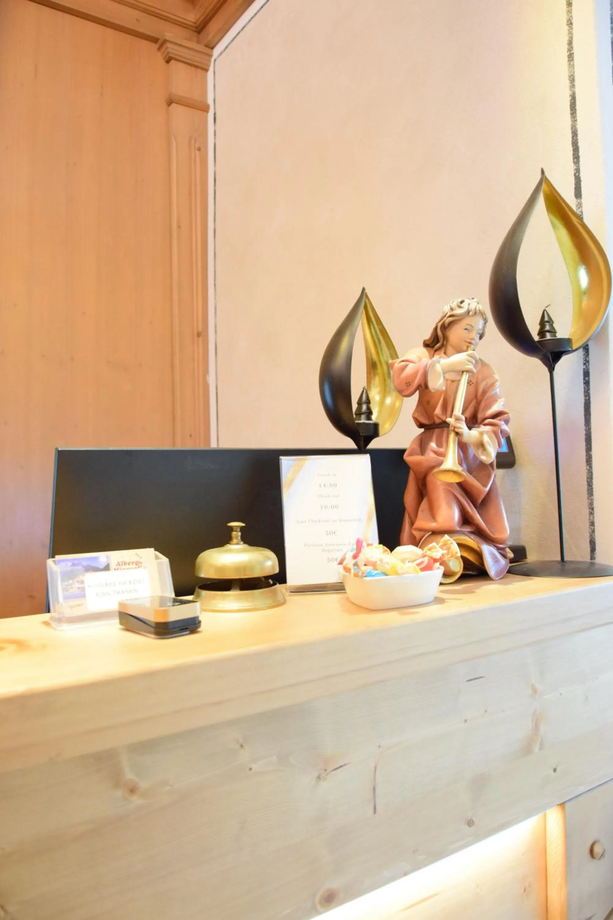 Lobby or reception in Albergo Miravalle-Tre Cime Views