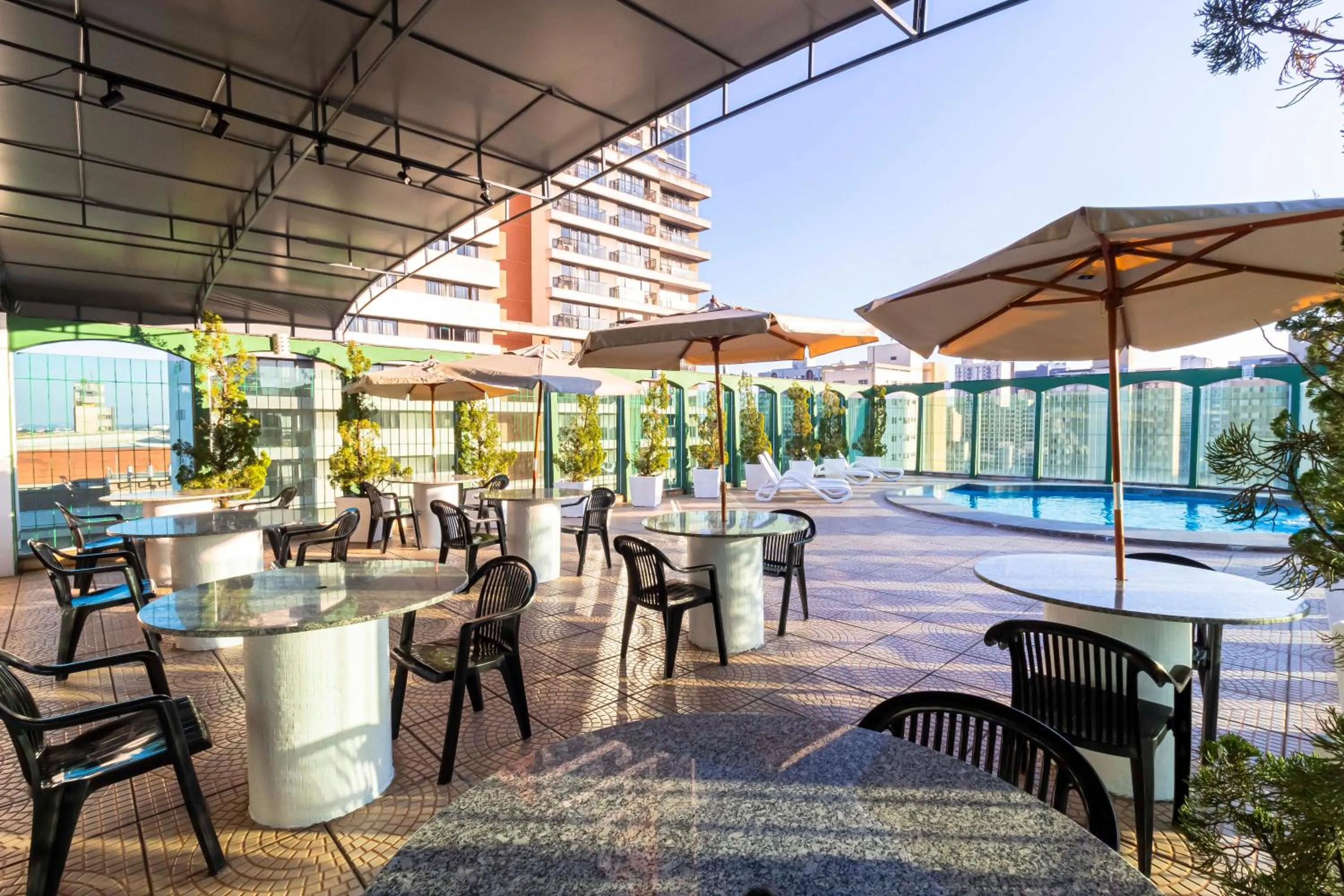 Balcony/Terrace in Hotel Nacional Inn Curitiba Estação Shopping